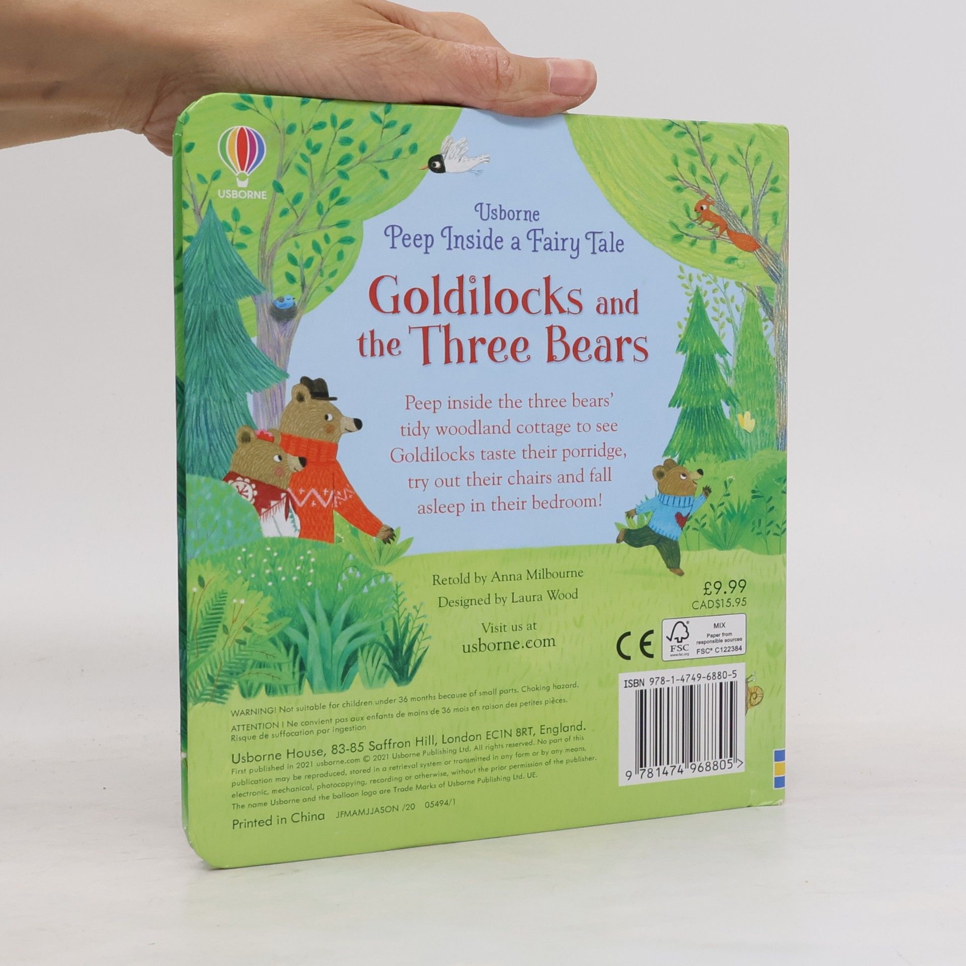 Anna Milbourne Peep Inside a Fairy Tale: Goldilocks and the Three Bears