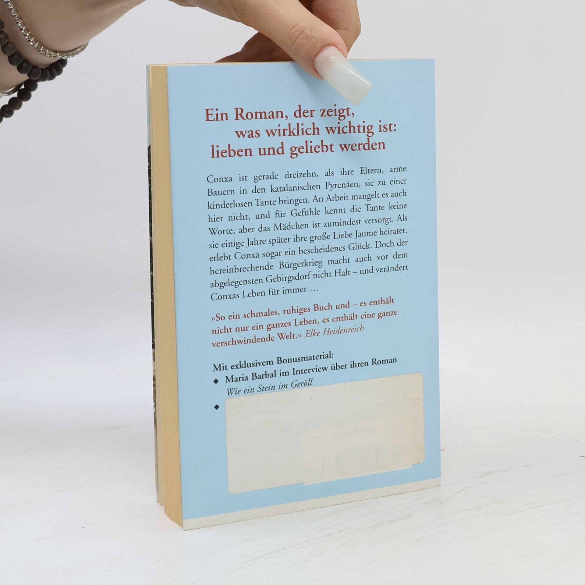 Maria Barbal i Farré Wie ein Stein im Geröll