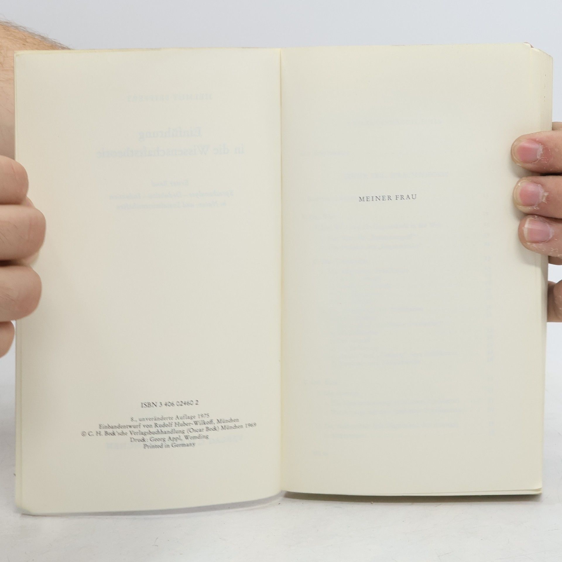 Helmut Seiffert Einführung in die Wissenschaftstheorie 1