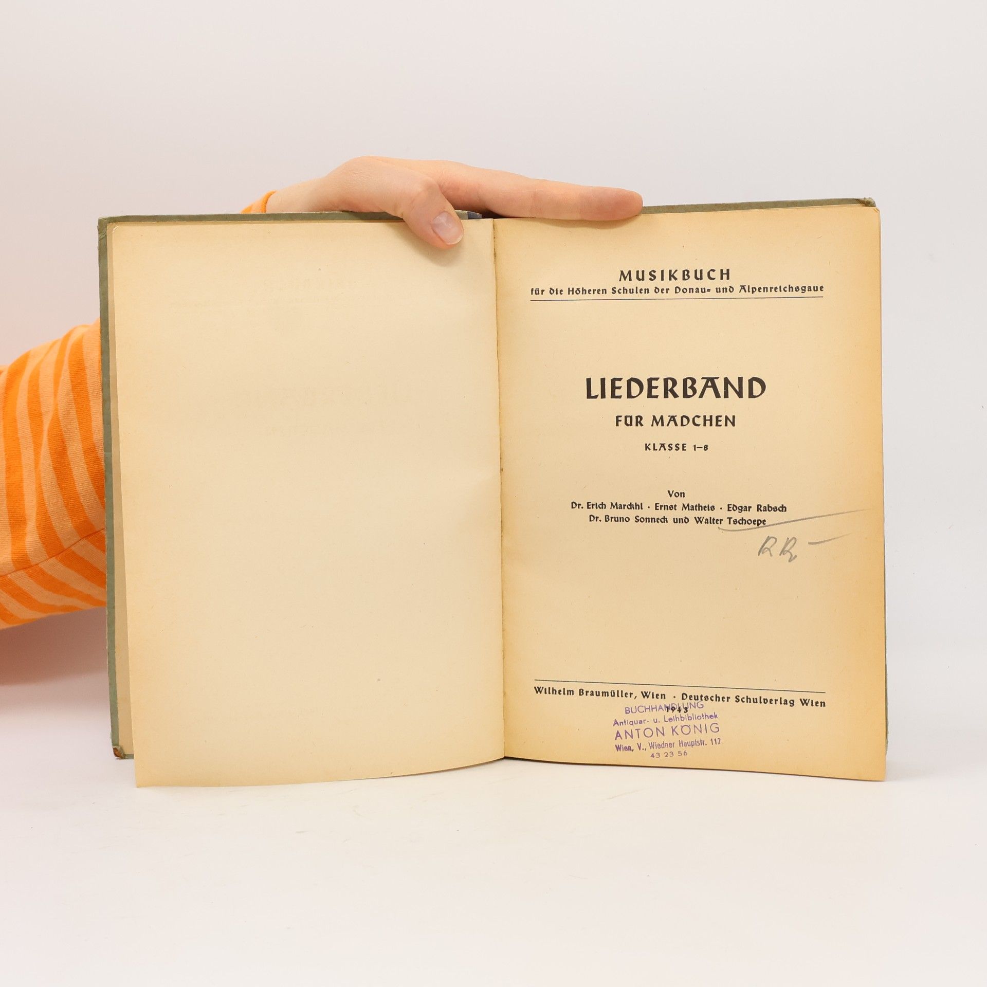 Autores varios Liederband Musik Buch für Mädchen