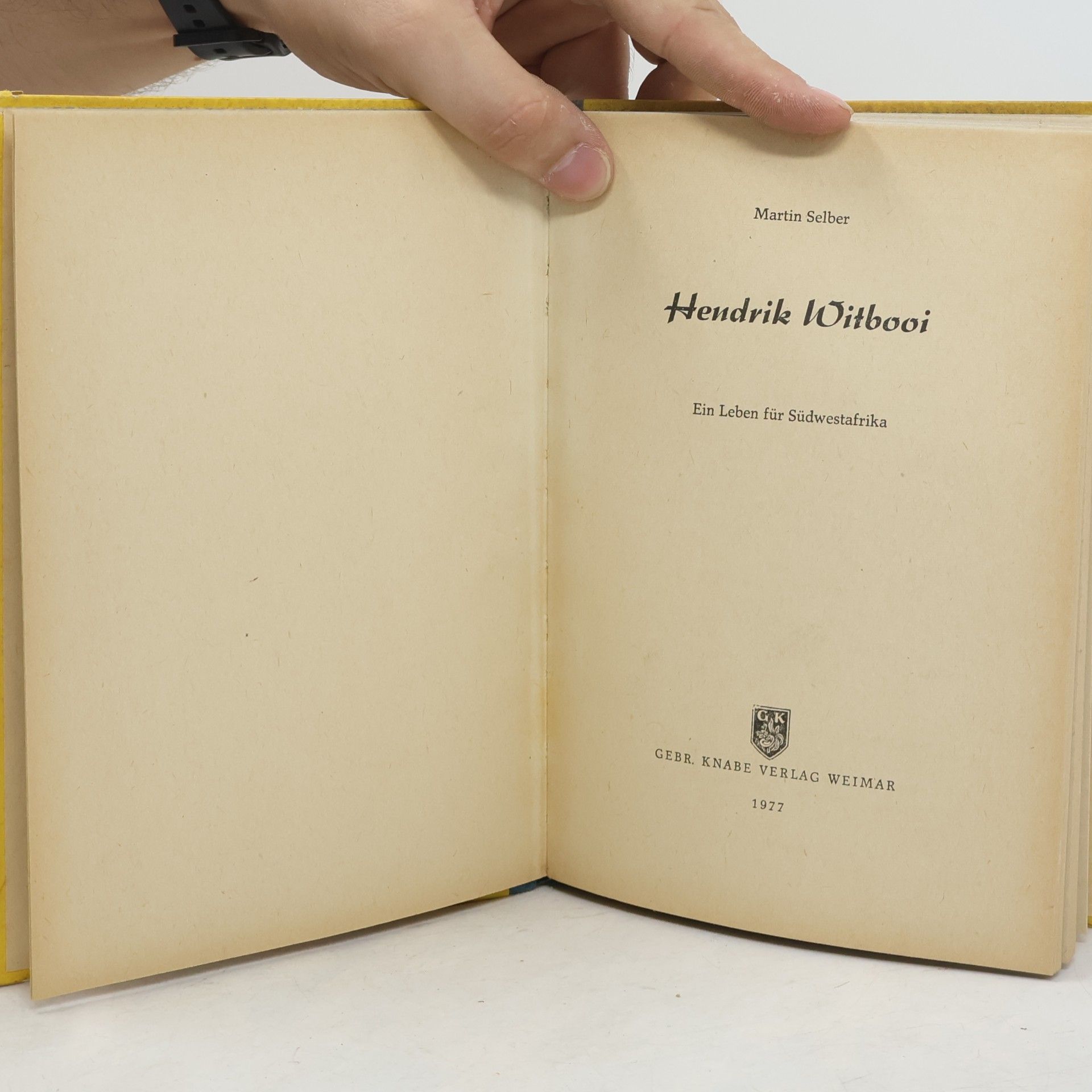 Martin Selber Hendrik Witbooi