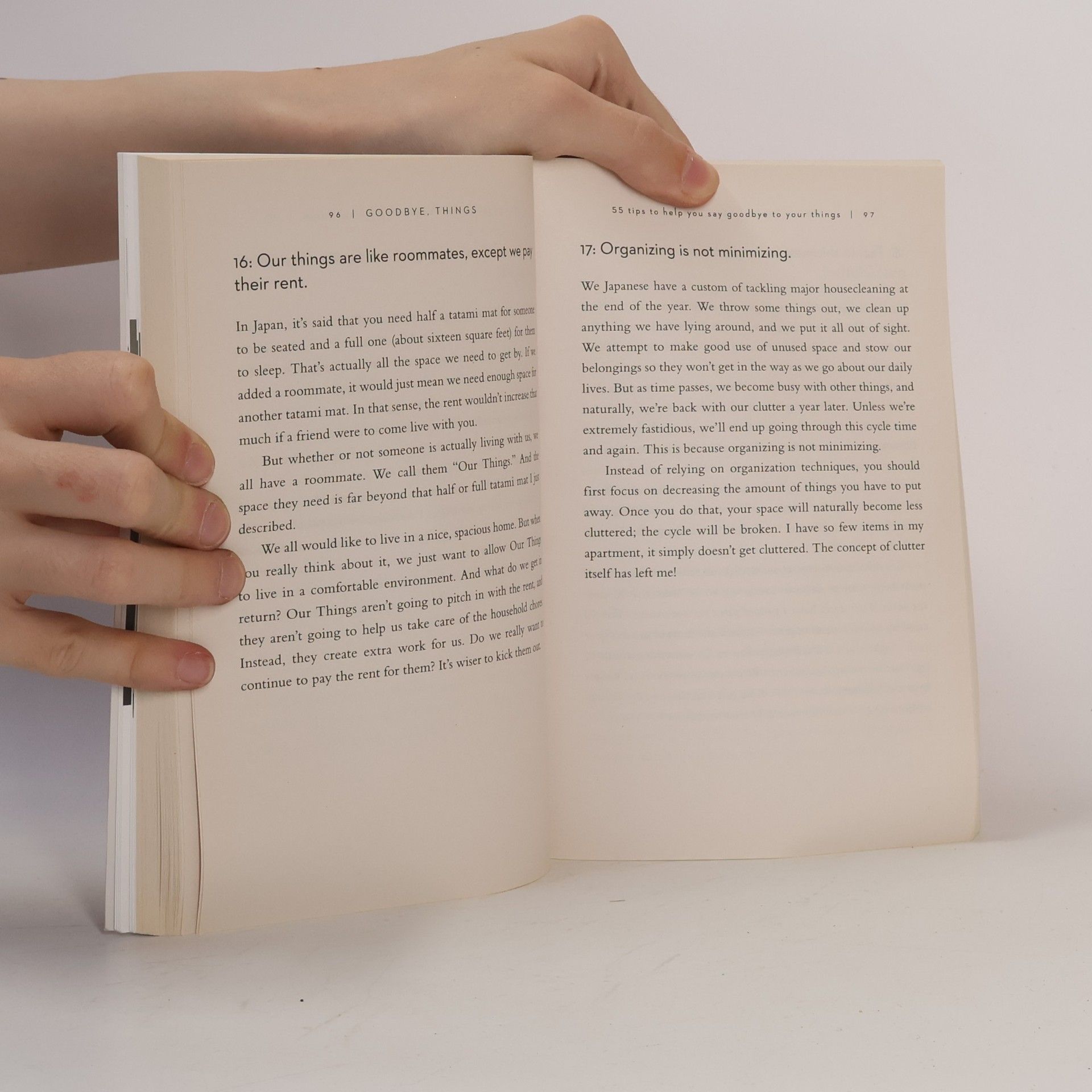 Fumio Sasaki Goodbye, Things