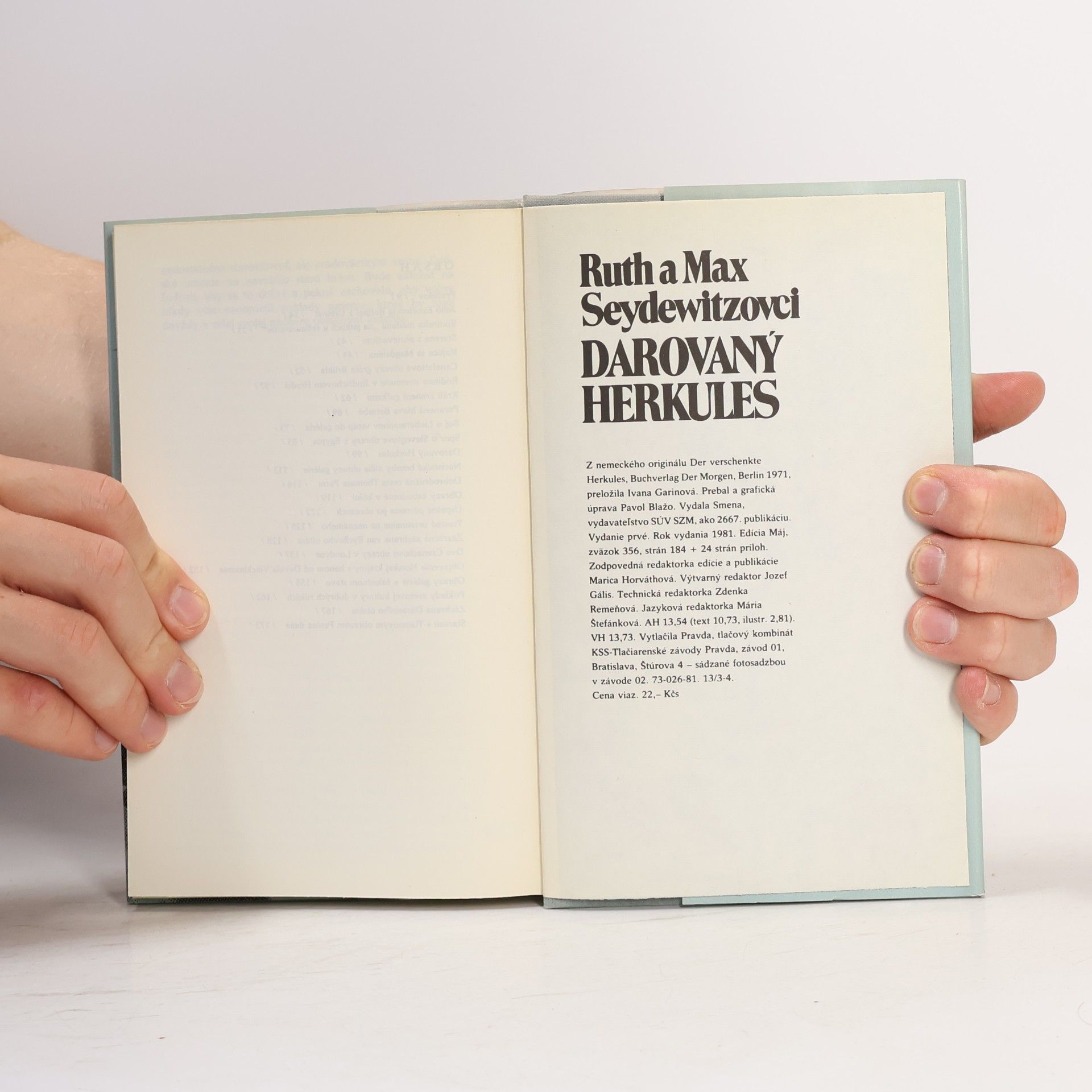 Ruth Seydewitz Darovaný Herkules