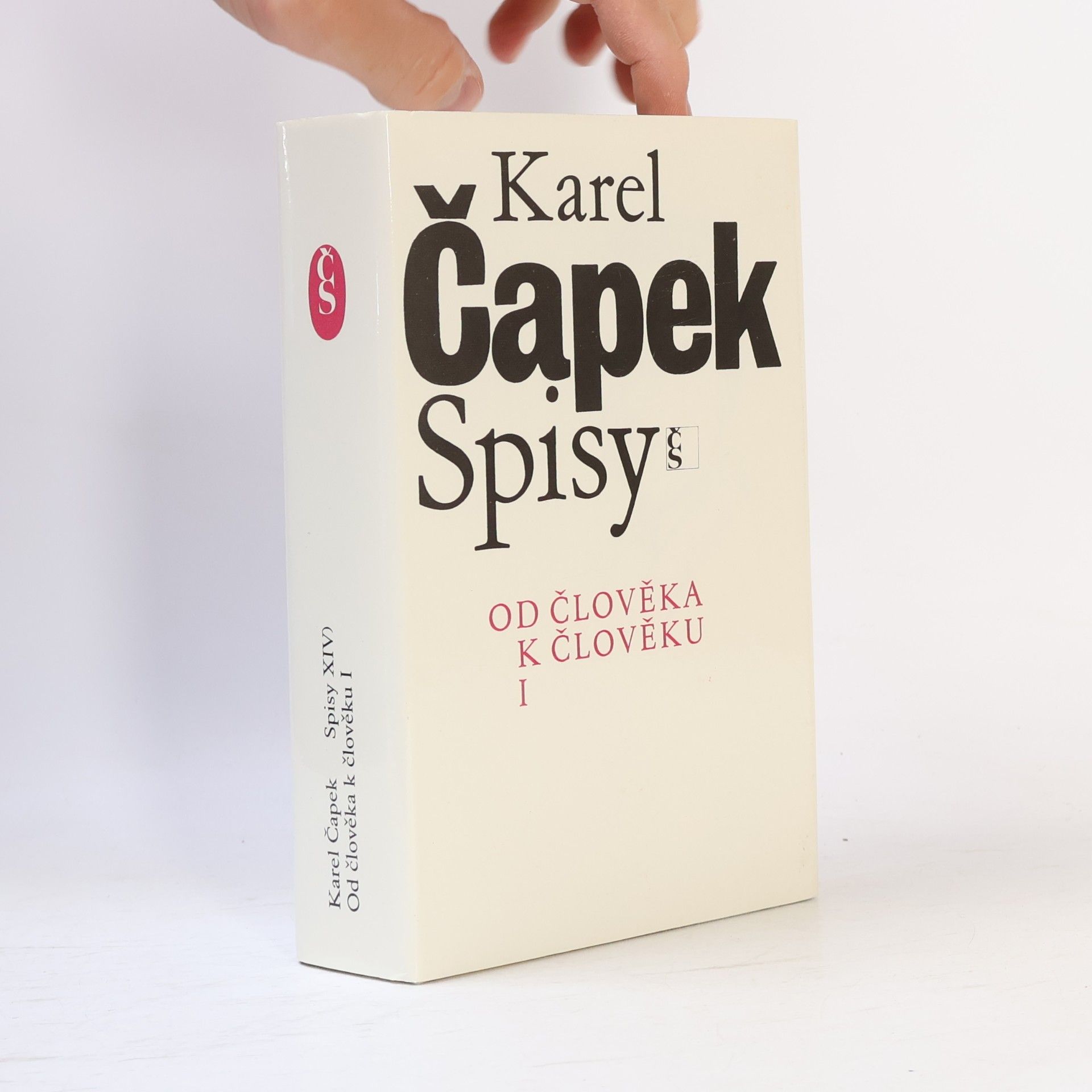 Karel Čapek Spisy. Od člověka k člověku I.