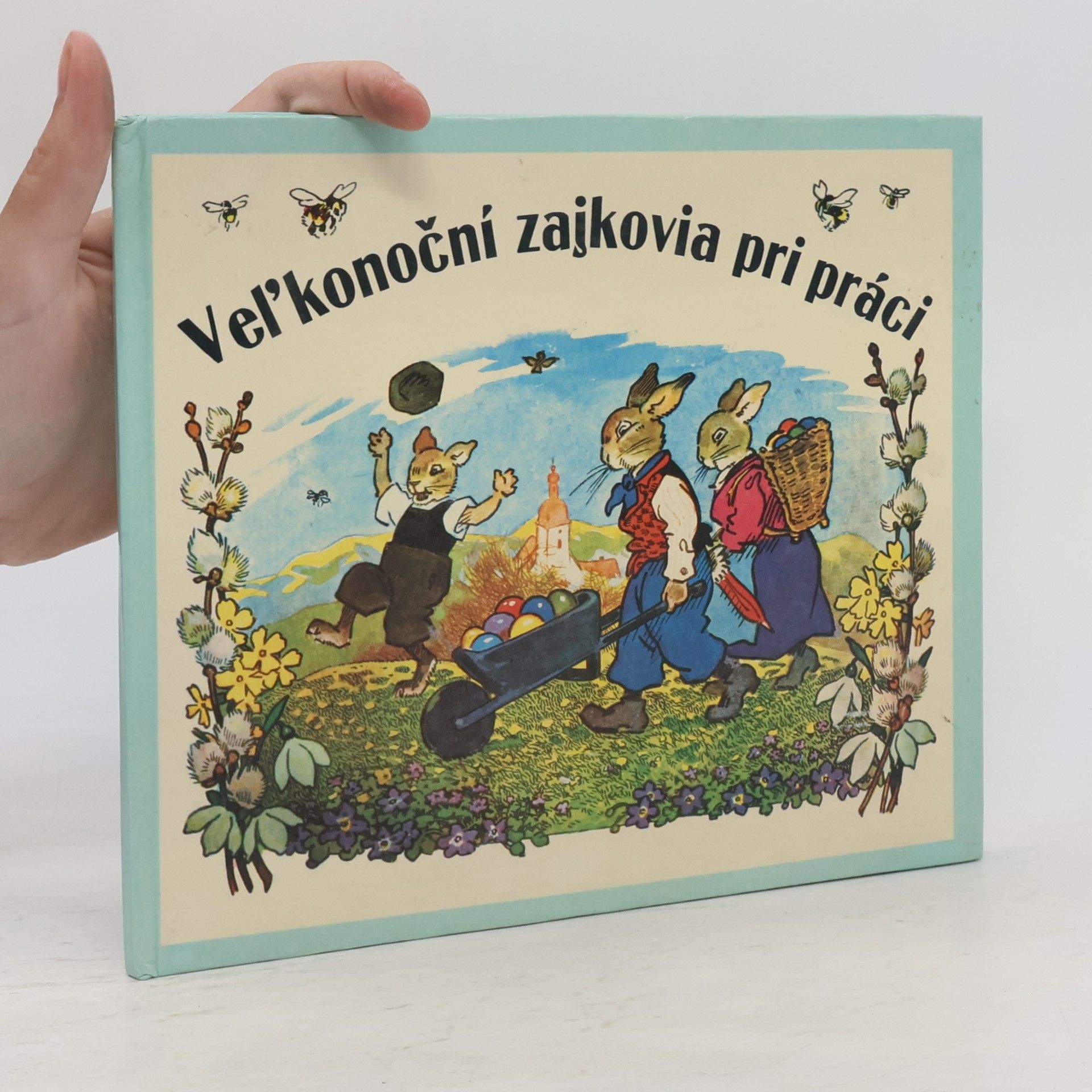 Anna Dražilová Veľkonoční zajkovia pri práci
