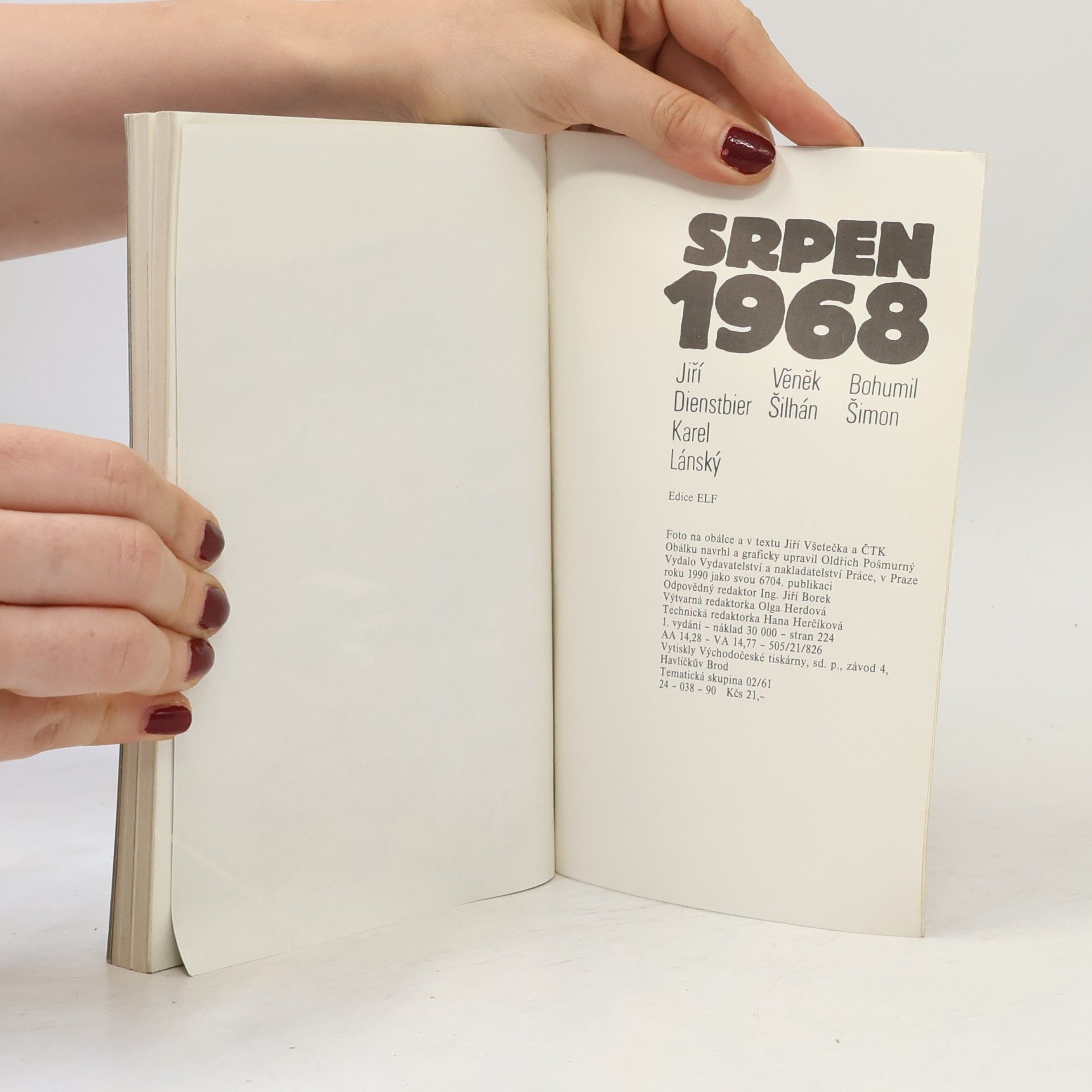 Collectif d'auteurs Srpen 1968
