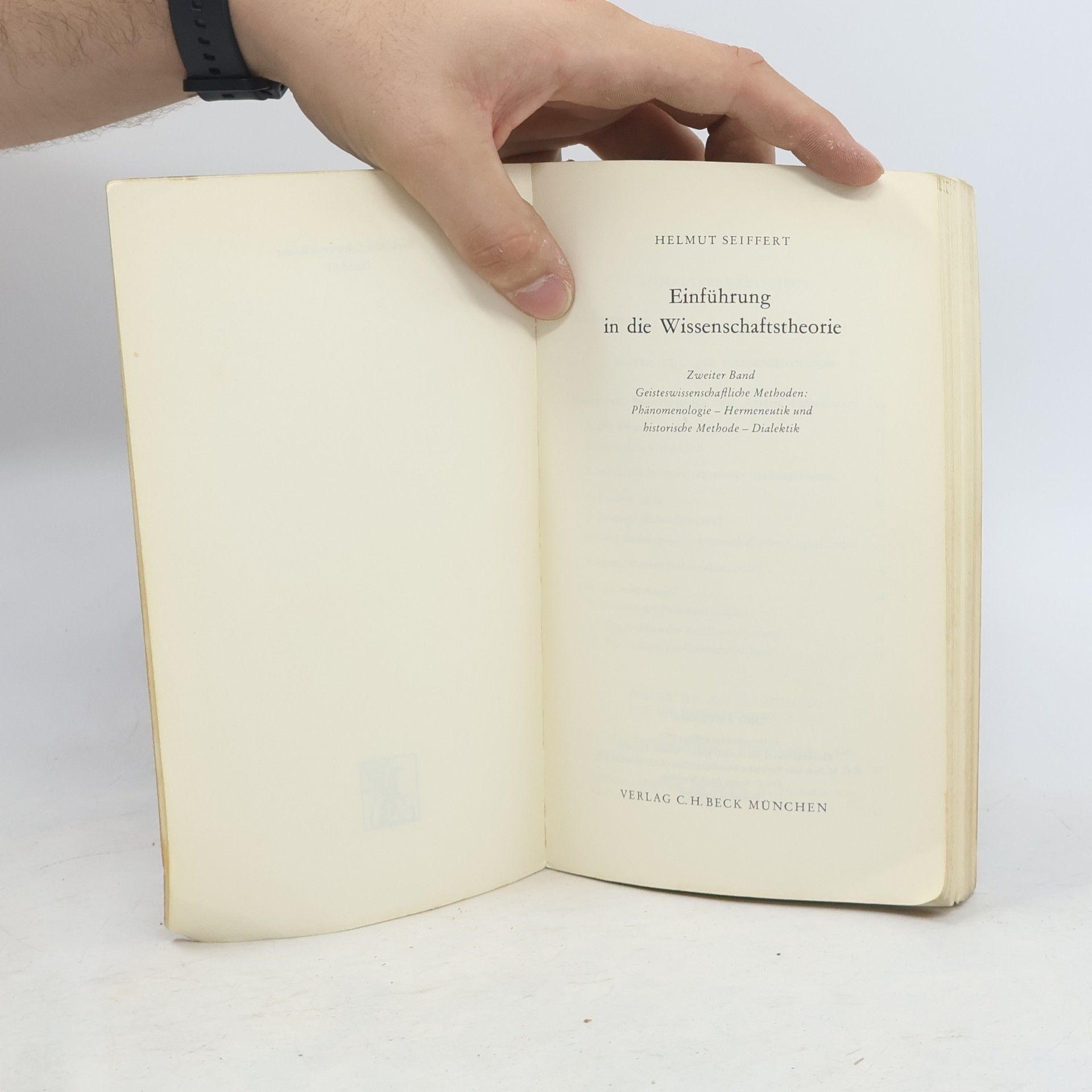 Helmut Seiffert Einführung in die Wissenschaftstheorie 2