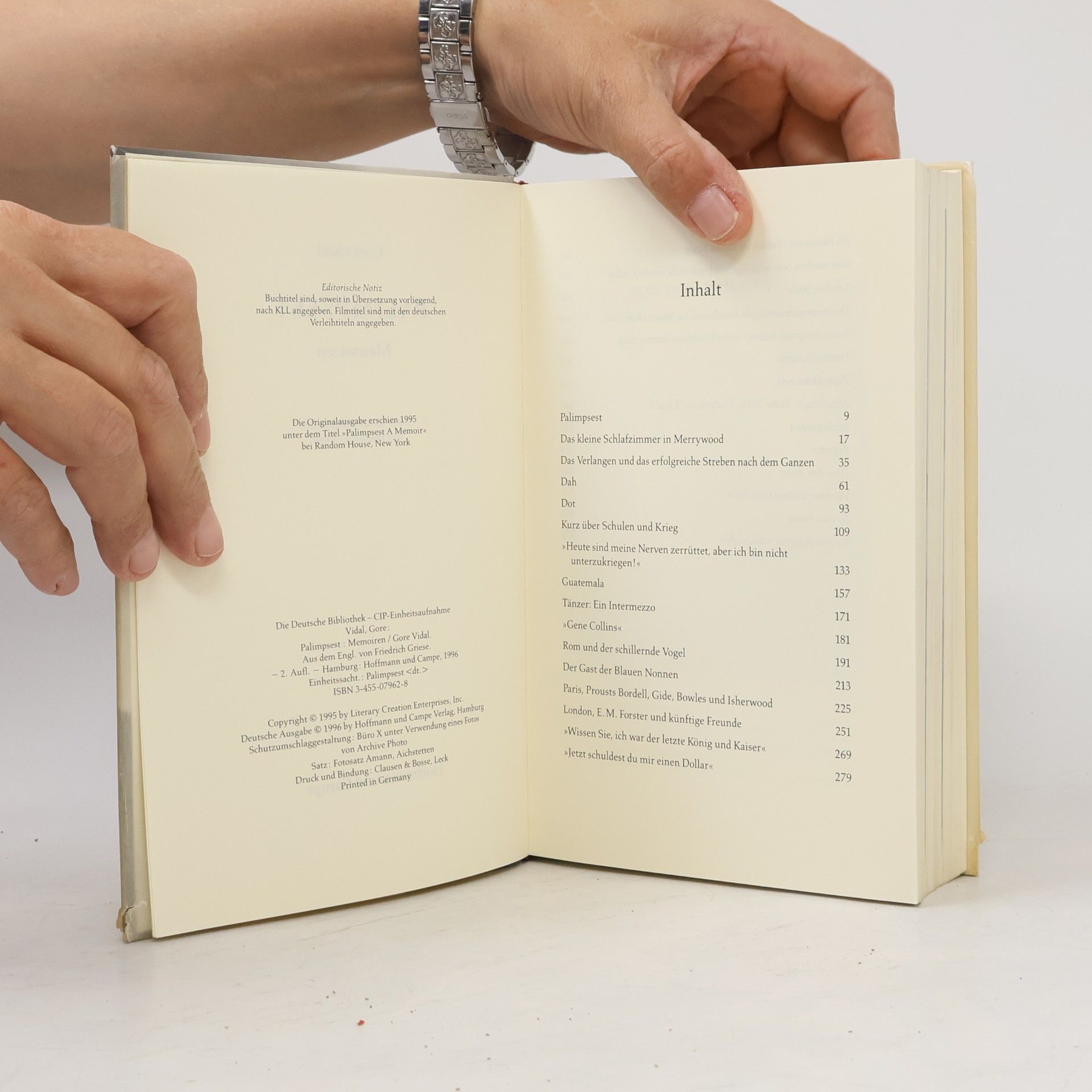Gore Vidal Palimpsest