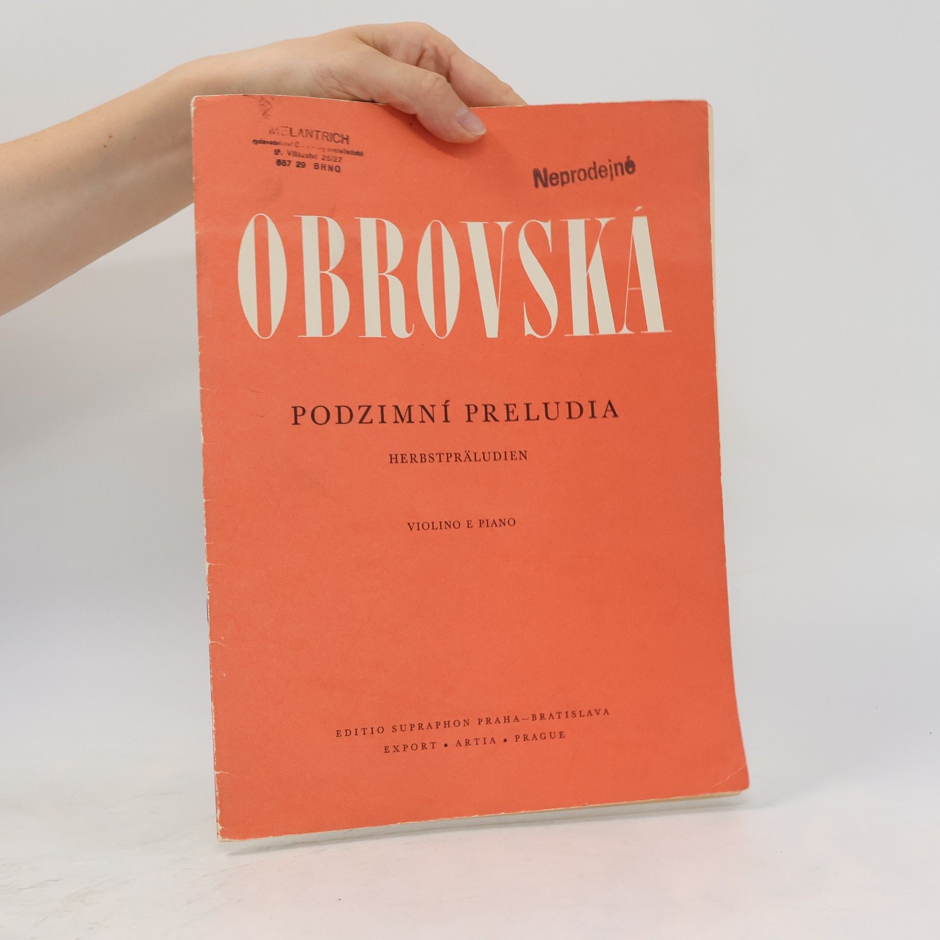 Jana Obrovská Podzimní preludia