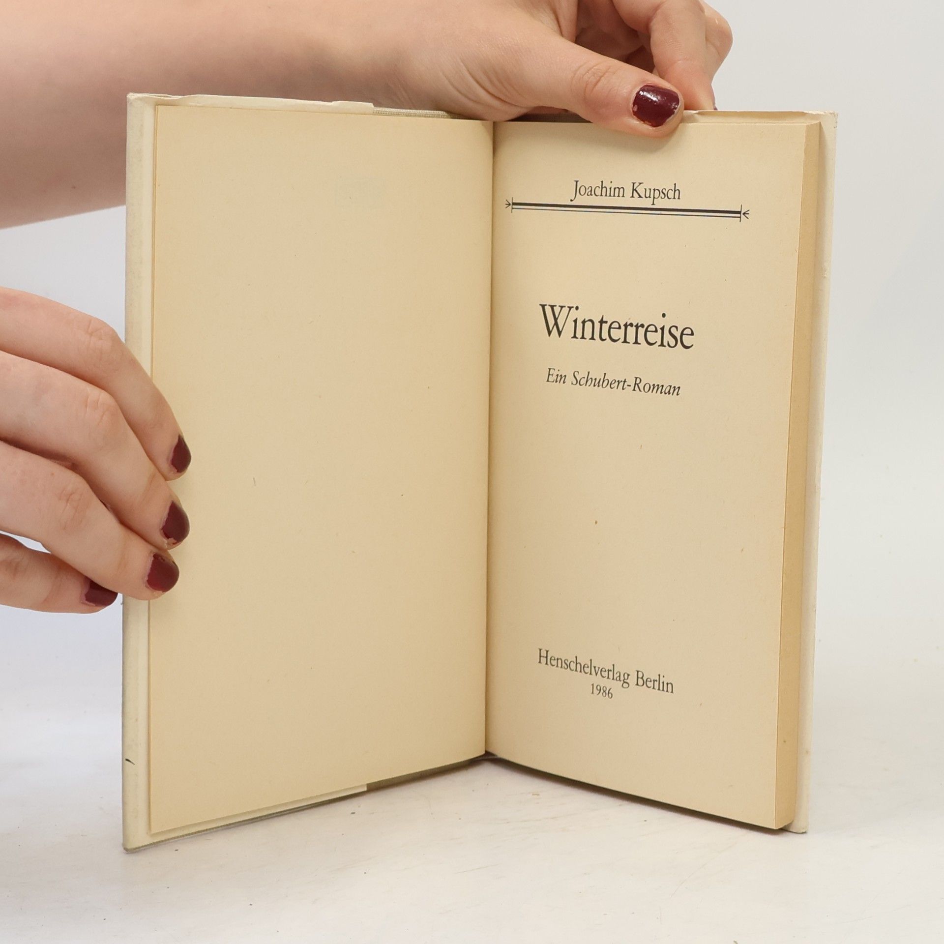Joachim Kupsch Winterreise
