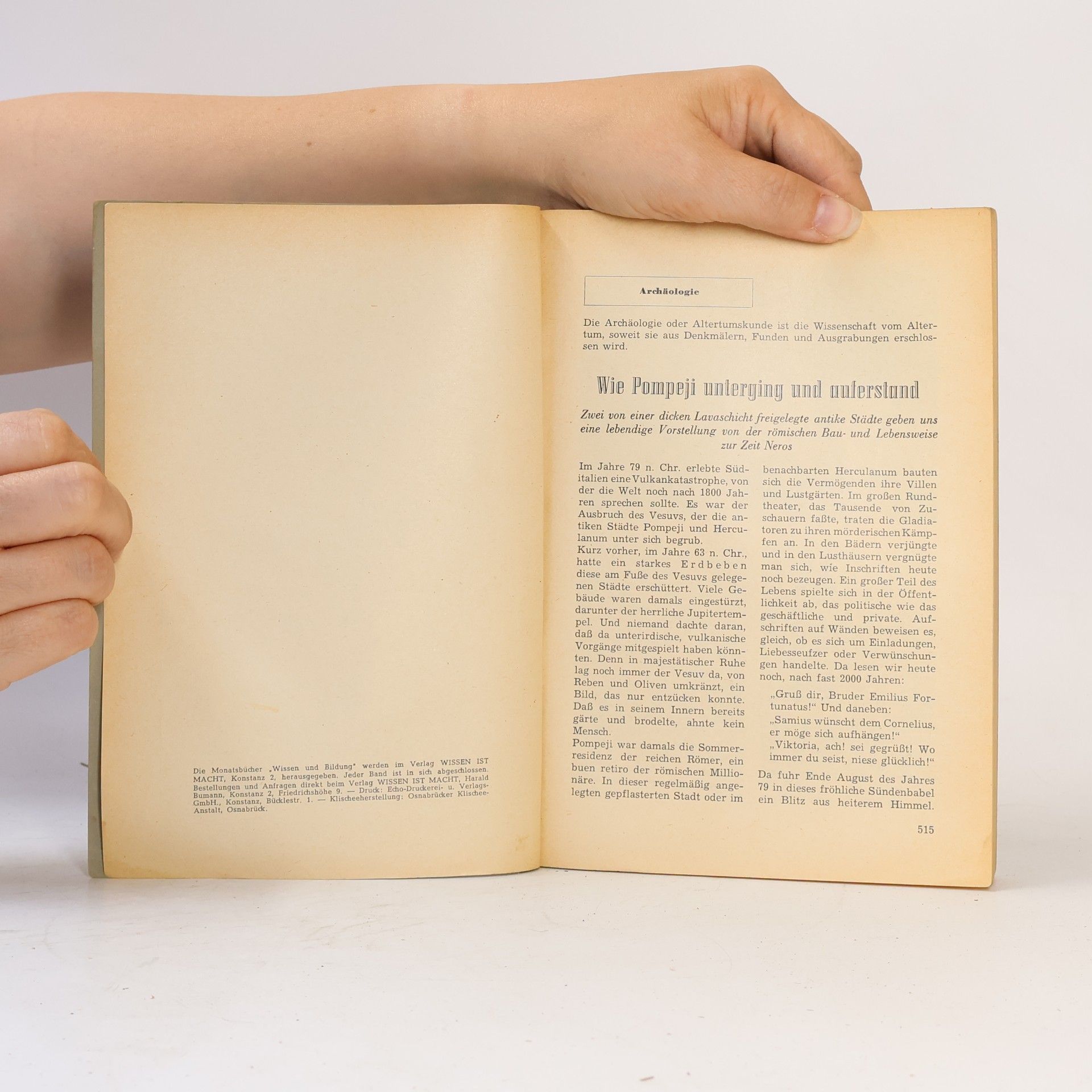 nezn. Wissen und Bildung - Band V.