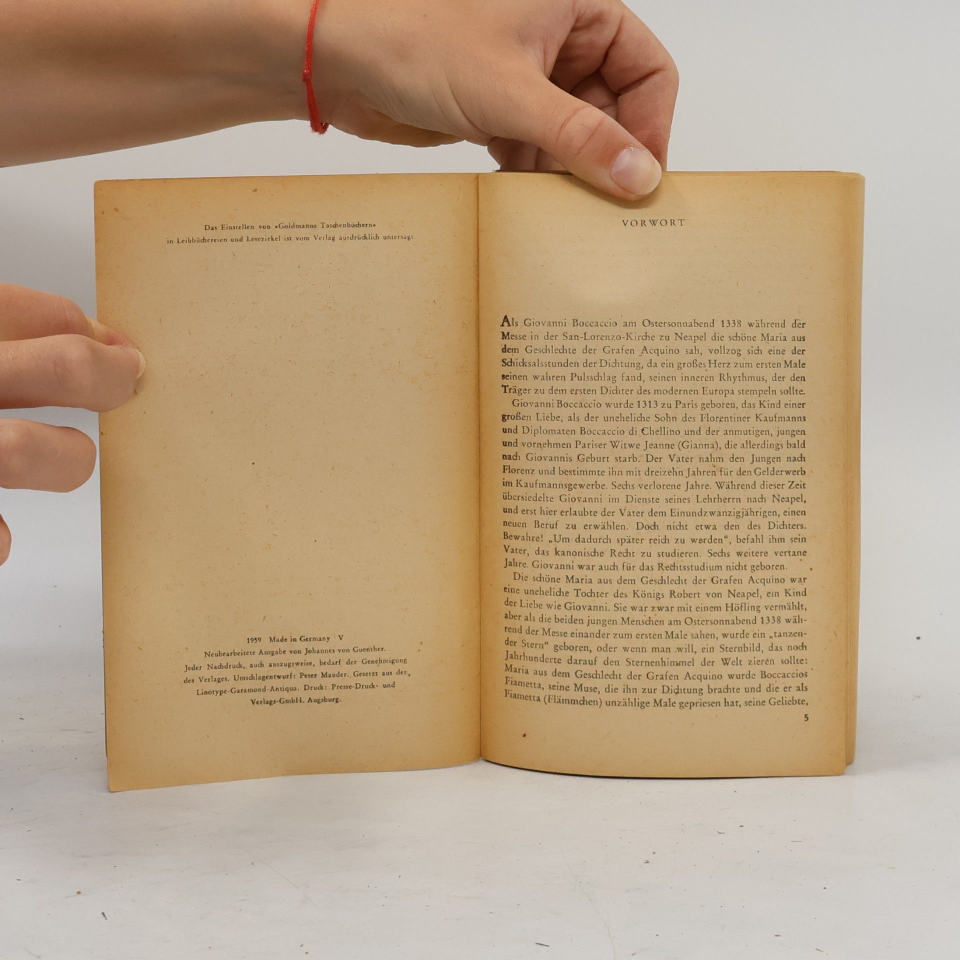 Giovanni Boccaccio Das Decameron