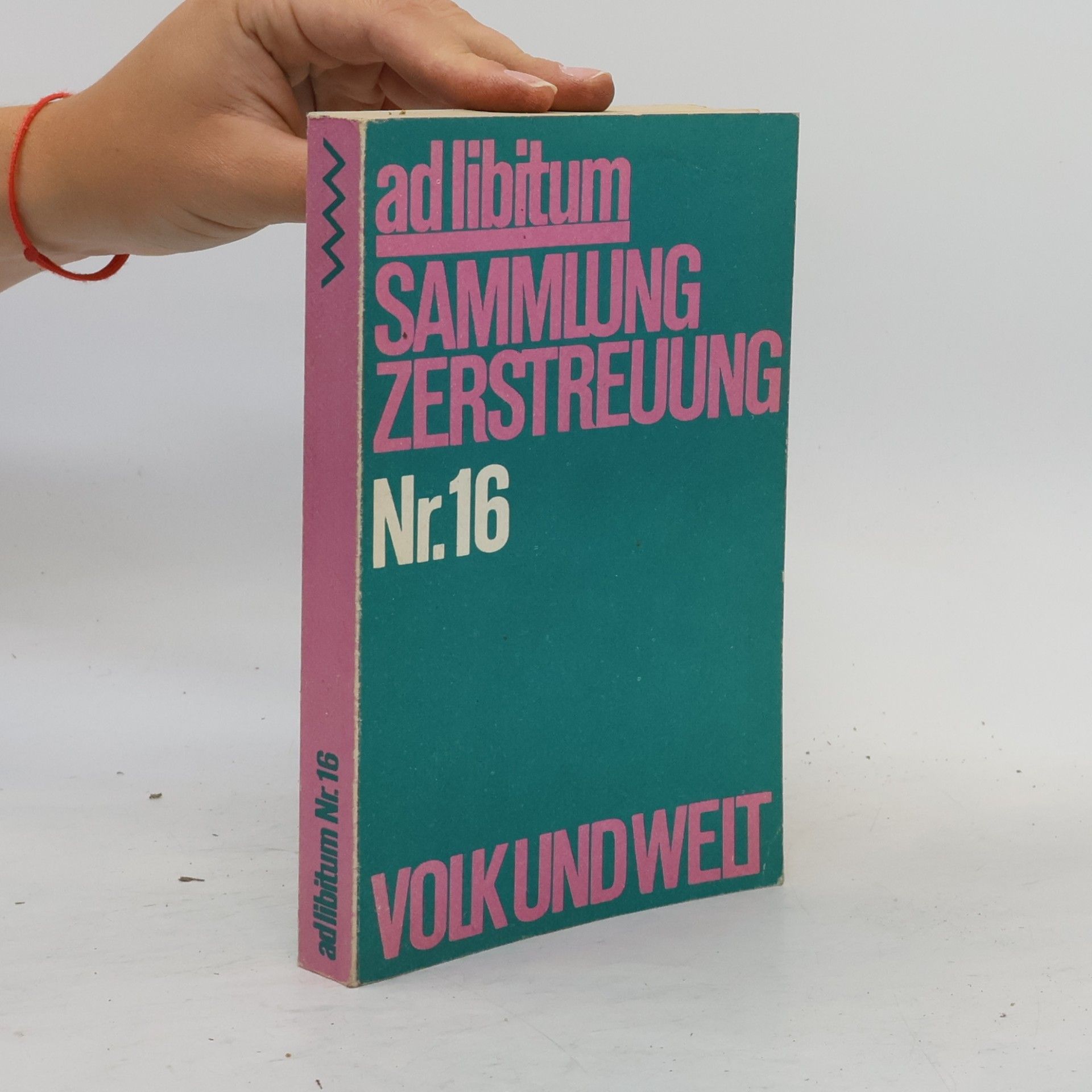 Ad libitum. Sammlung Zerstreuung. Nr.16