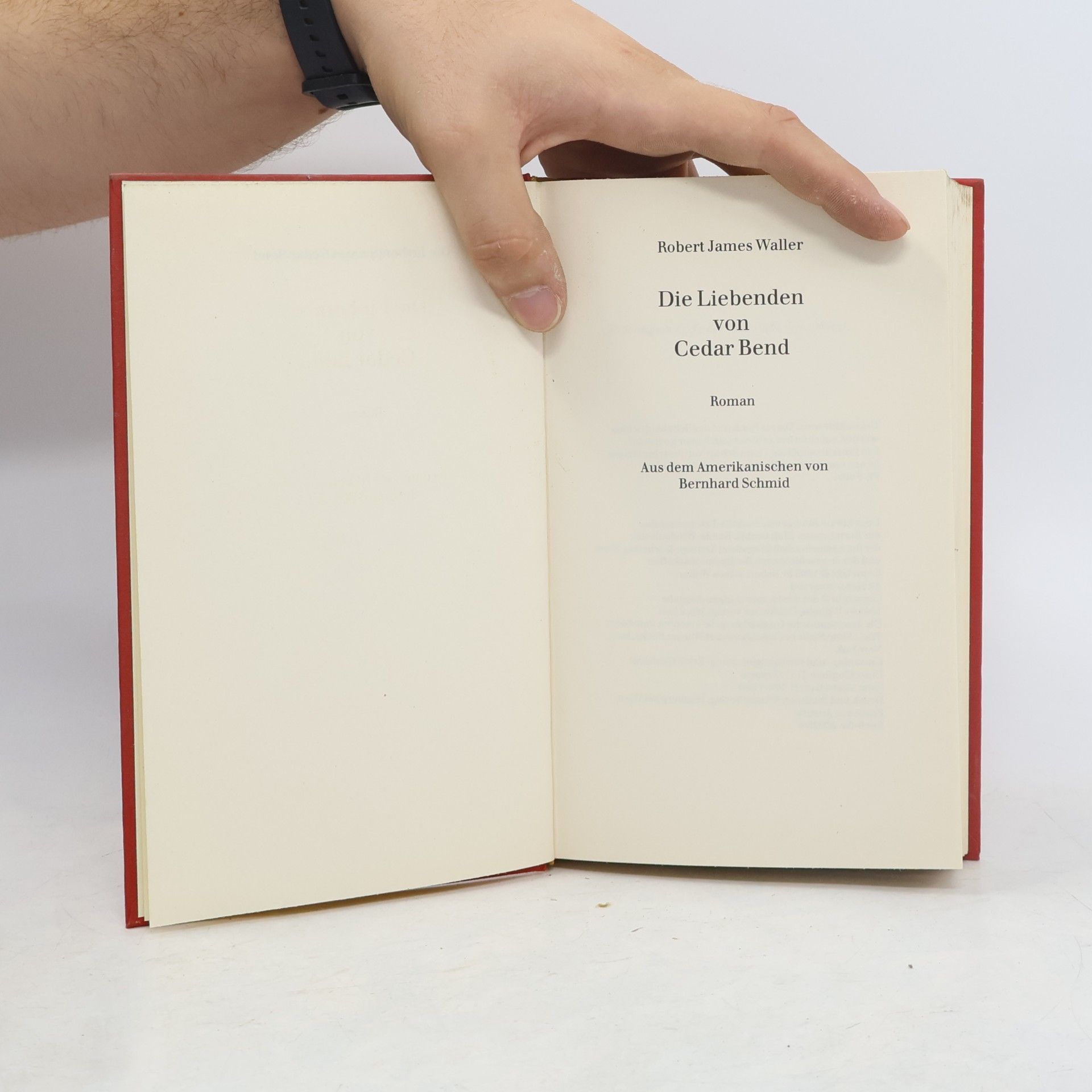 Robert James Waller Die Liebenden von Cedar Bend