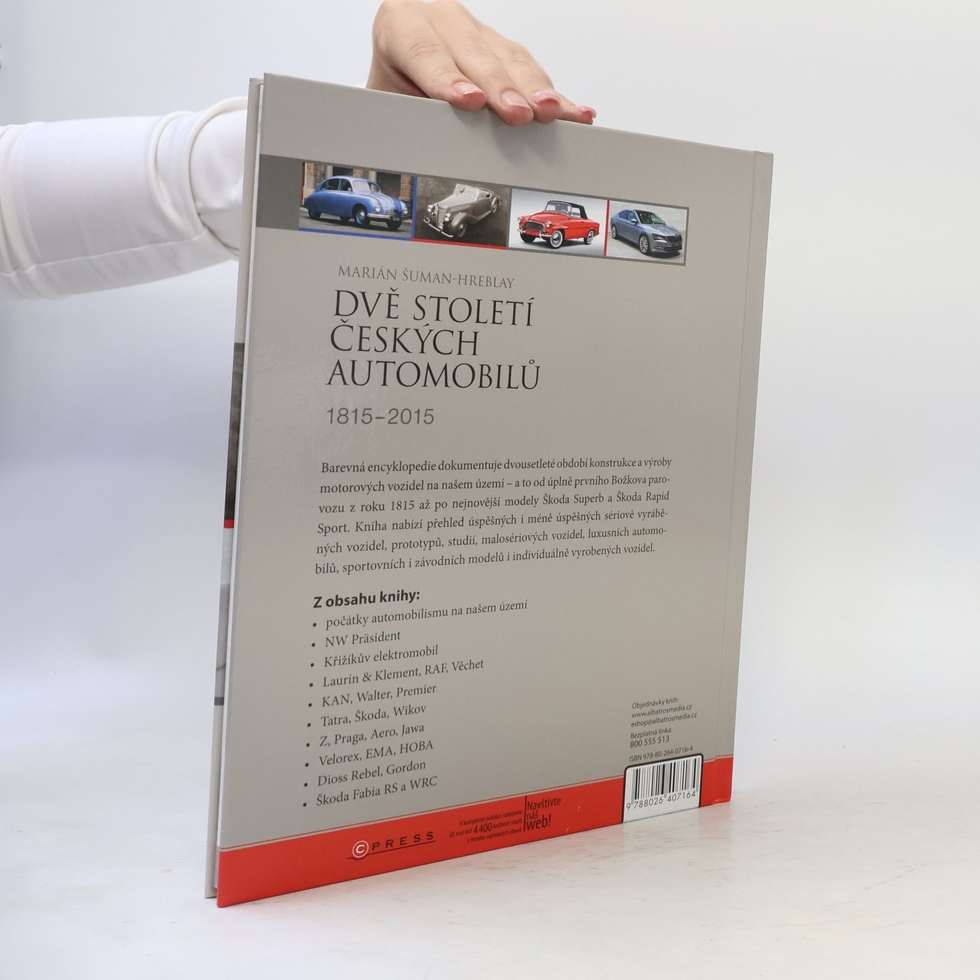 Marián ŠumanHreblay Dvě století českých automobilů