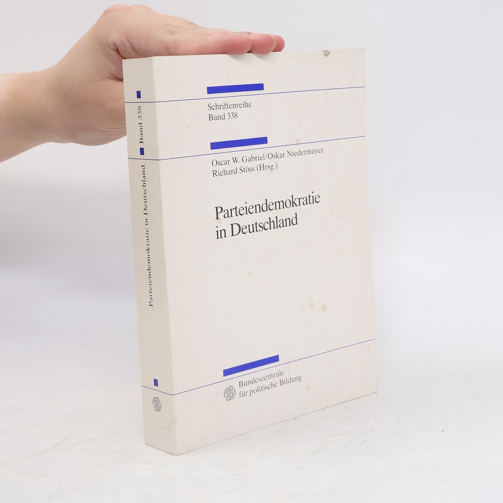 Schriftenreihe - 338: Parteiendemokratie in Deutschland