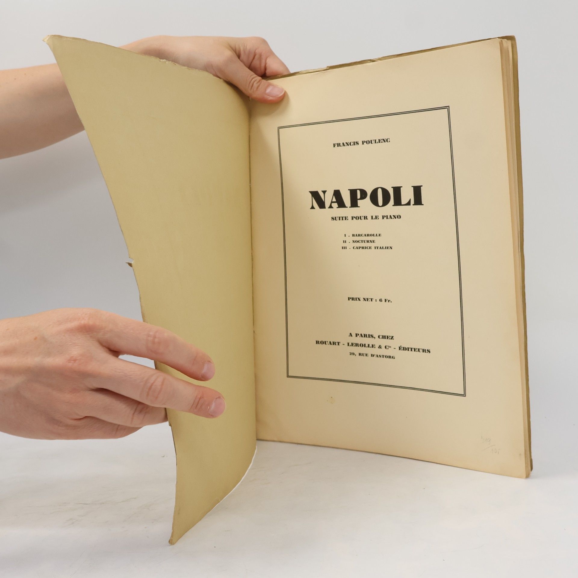 Francis Poulenc Napoli