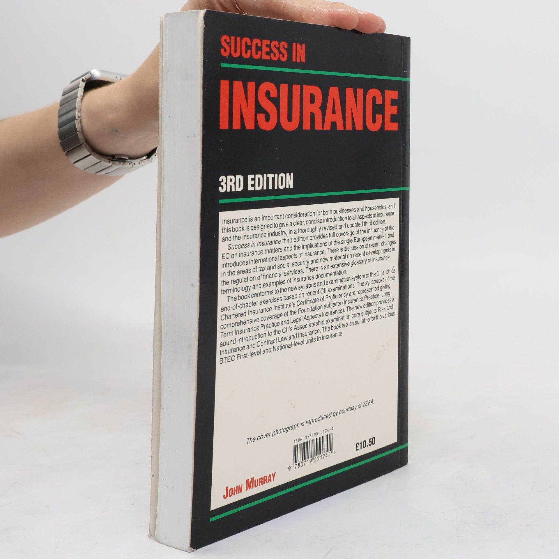 Stephen R. Diacon Success Studybooks: Success in Insurance: 3rd Edition