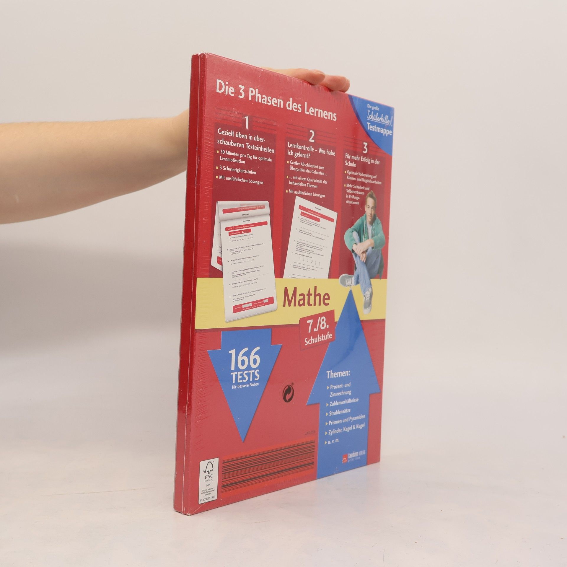 Autorenkollektiv Die große Schülerhilfe Testmappe Mathe 7./8. Klasse