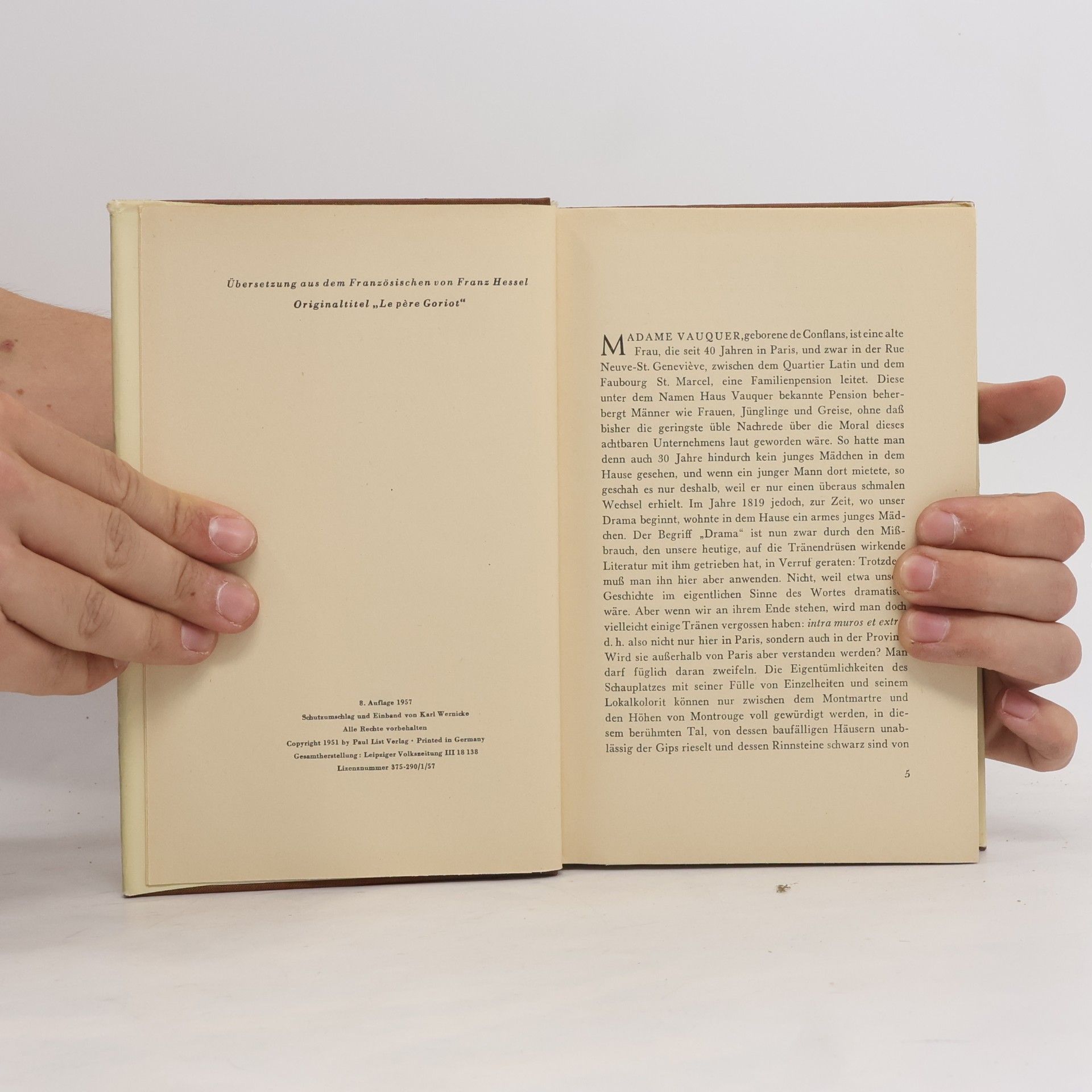 Honoré de Balzac Vater Goriot