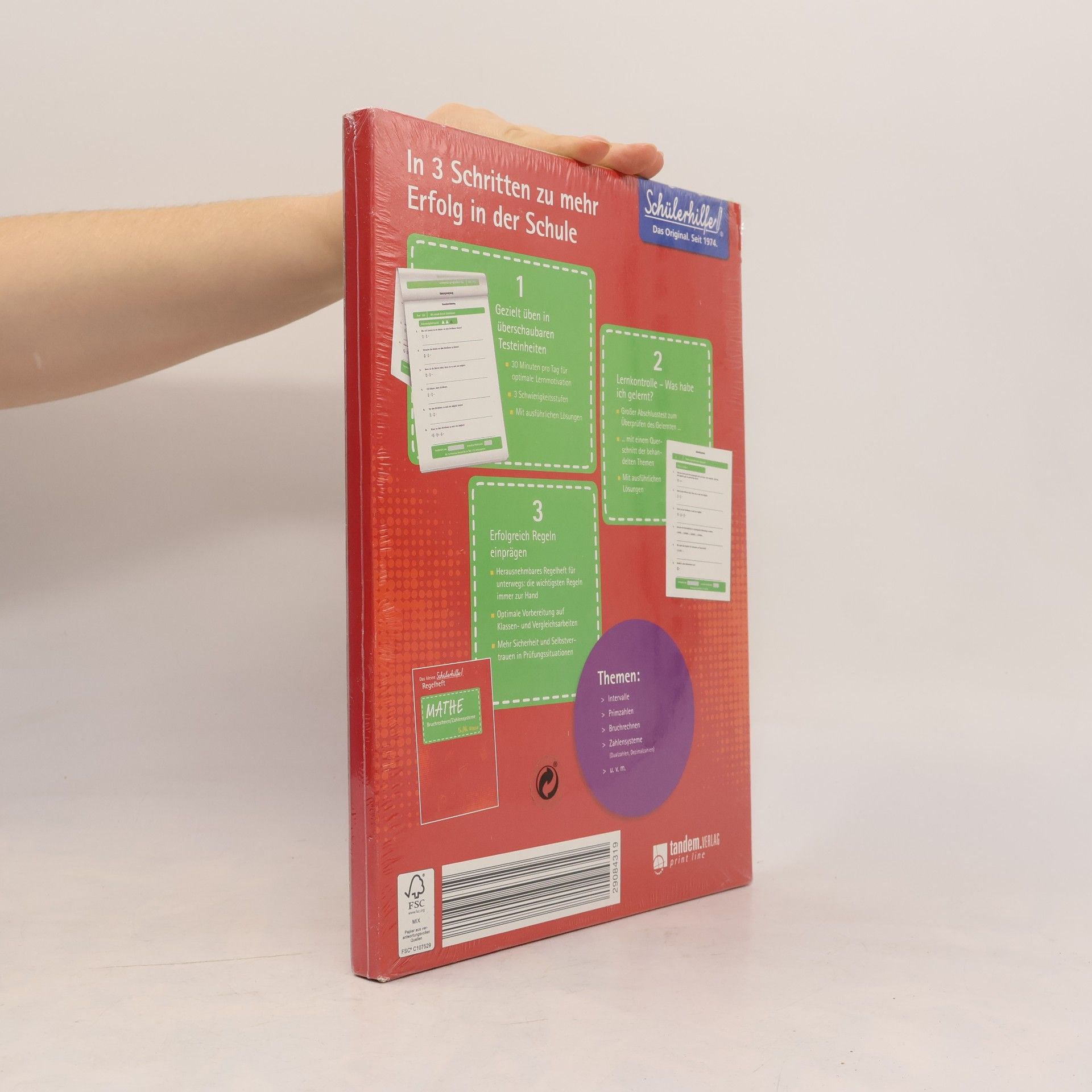 Autorenkollektiv Die große Schülerhilfe Testmappe. Mathe Bruchrechnen/Zahlensysteme 5./6. Klasse