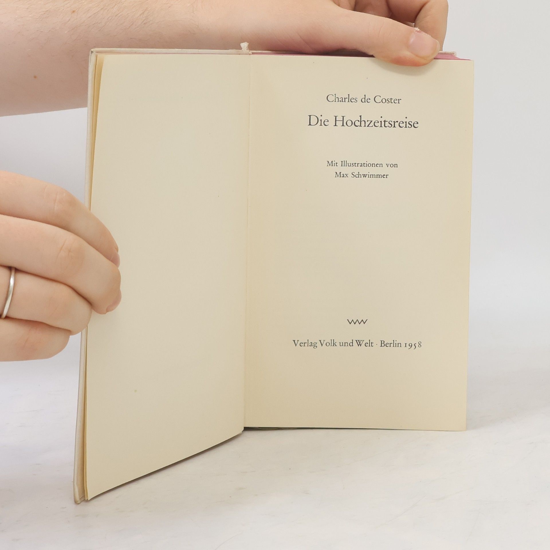 Charles De Coster Die Hochzeitsreise