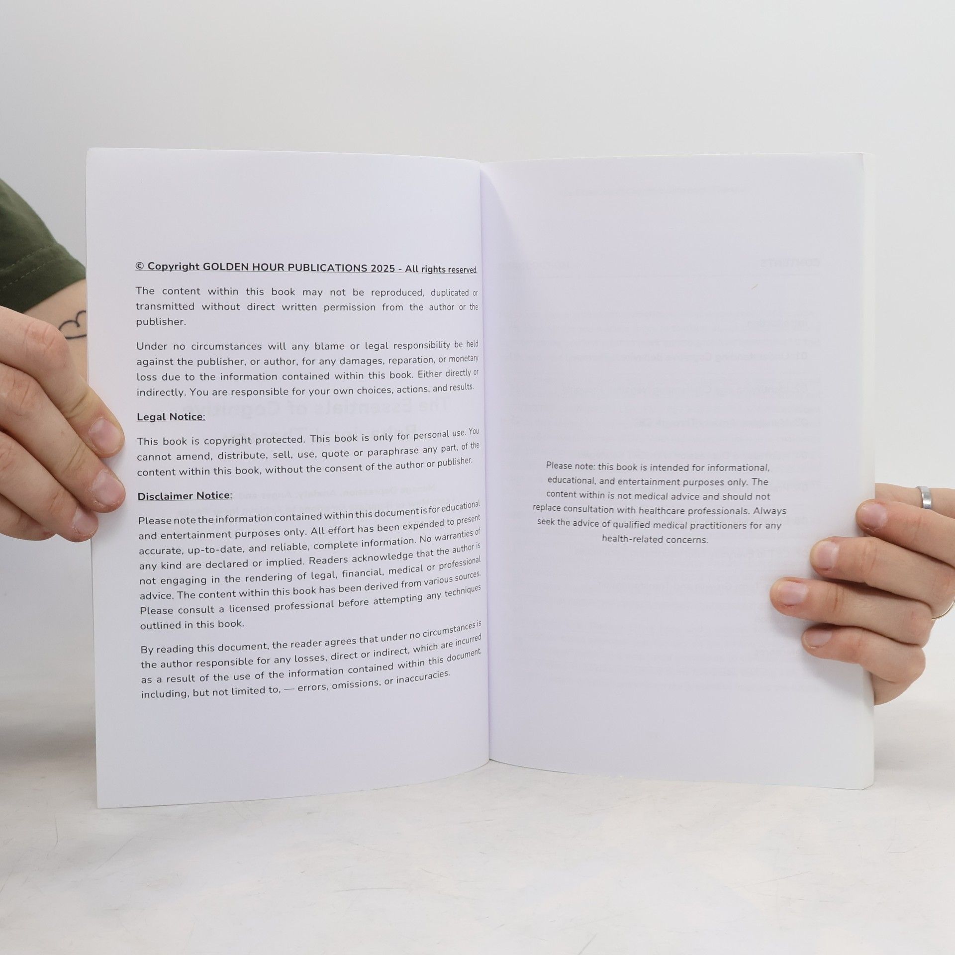 The Essentials of Cognitive Behavioral Therapy: Manage Depression, Anxiety, Anger and Stress Learn How to Regulate Emotions to Achieve Inner Peace