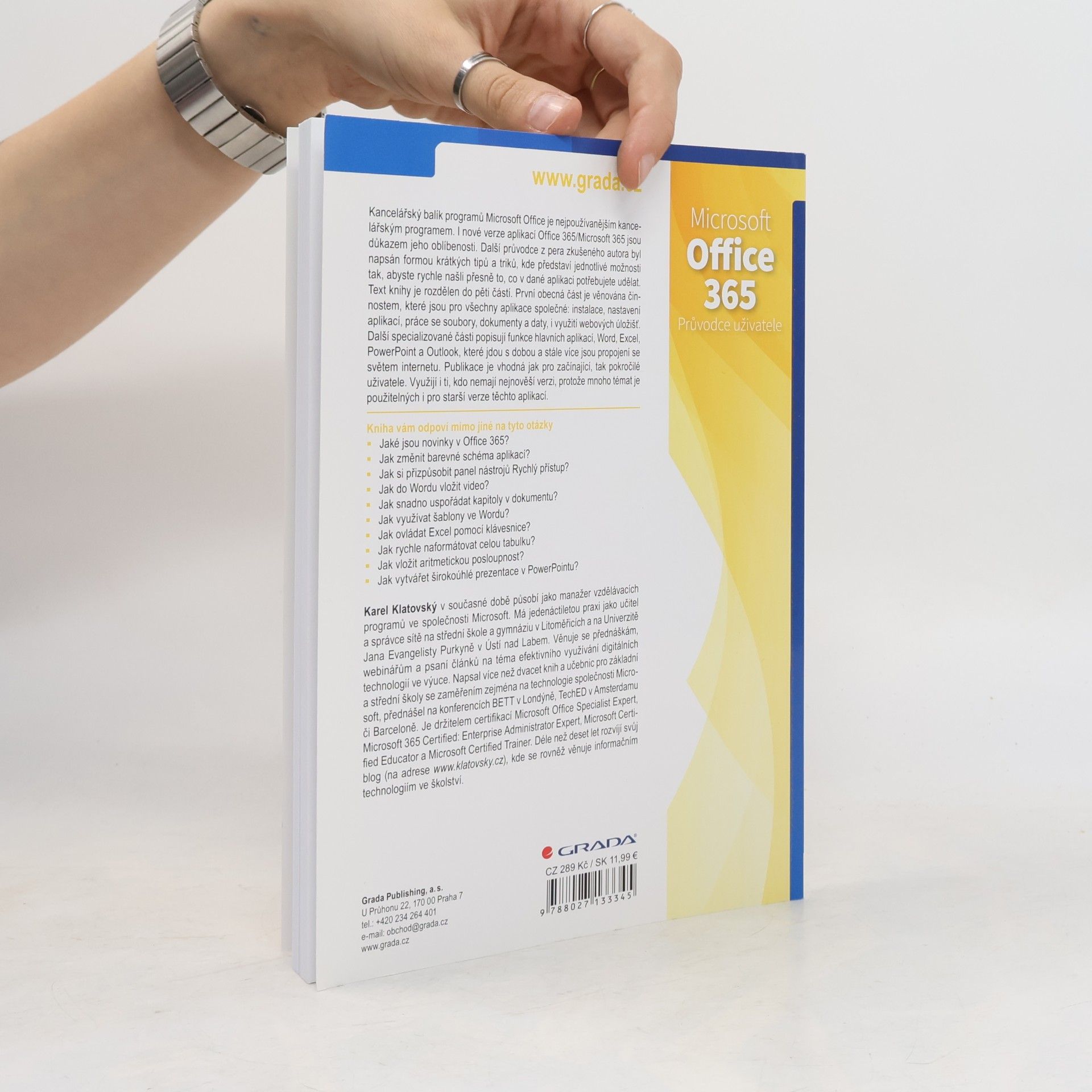 Karel Klatovský Microsoft Office 365 : průvodce uživatele : 333 klíčových témat