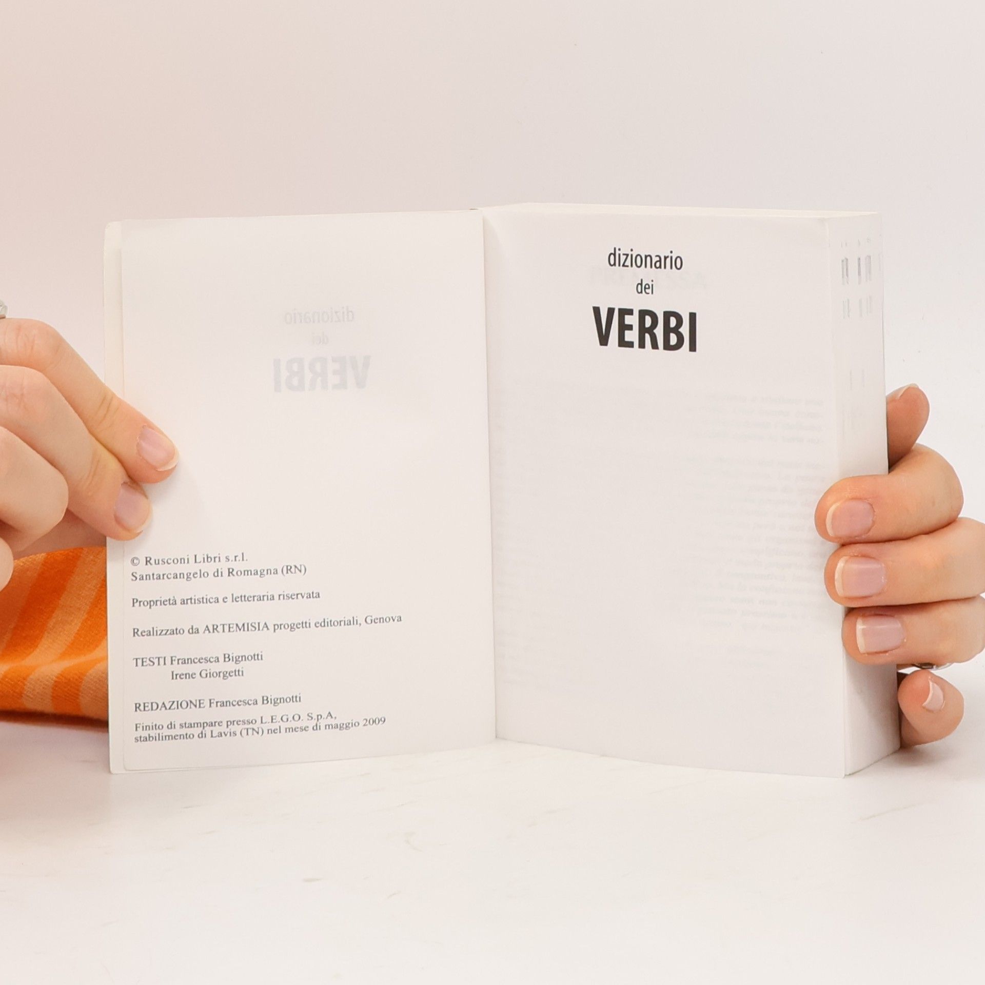 Francesca Bignotti Dizionario verbi