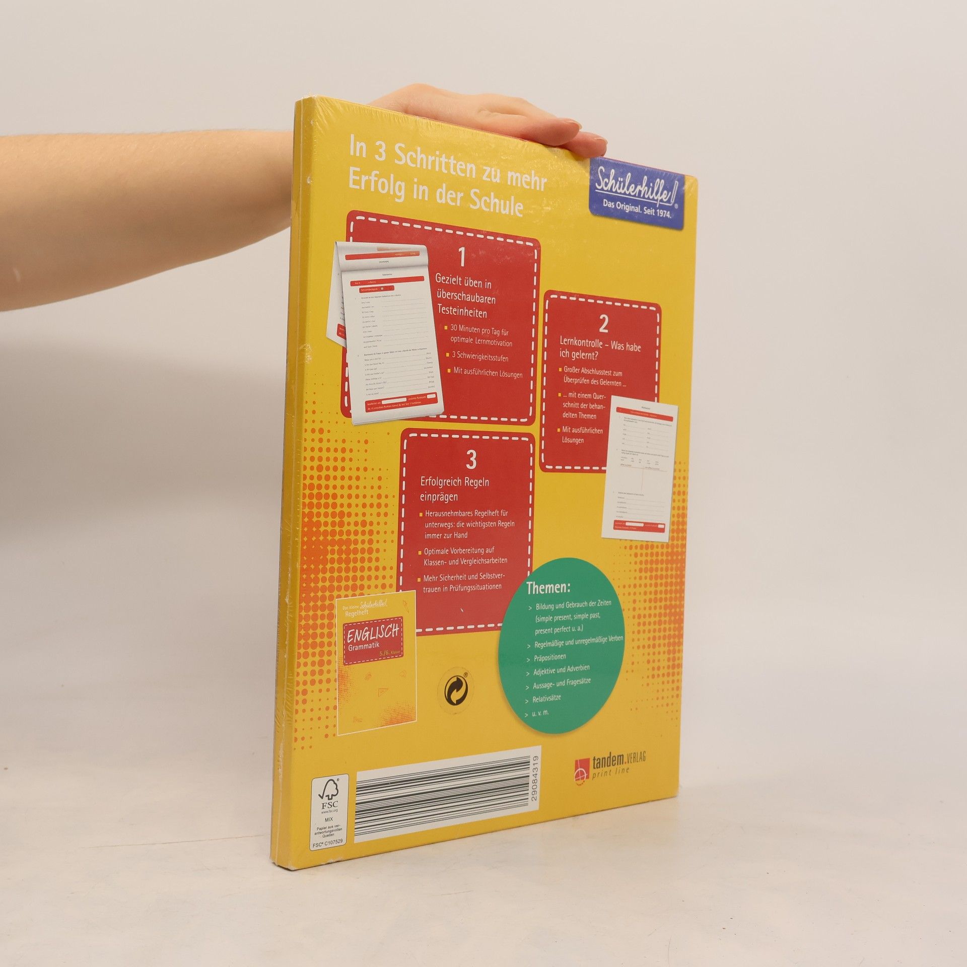 Autorenkollektiv Die große Schülerhilfe - Testmappe - Englisch - Grammatik 5./6. Klasse