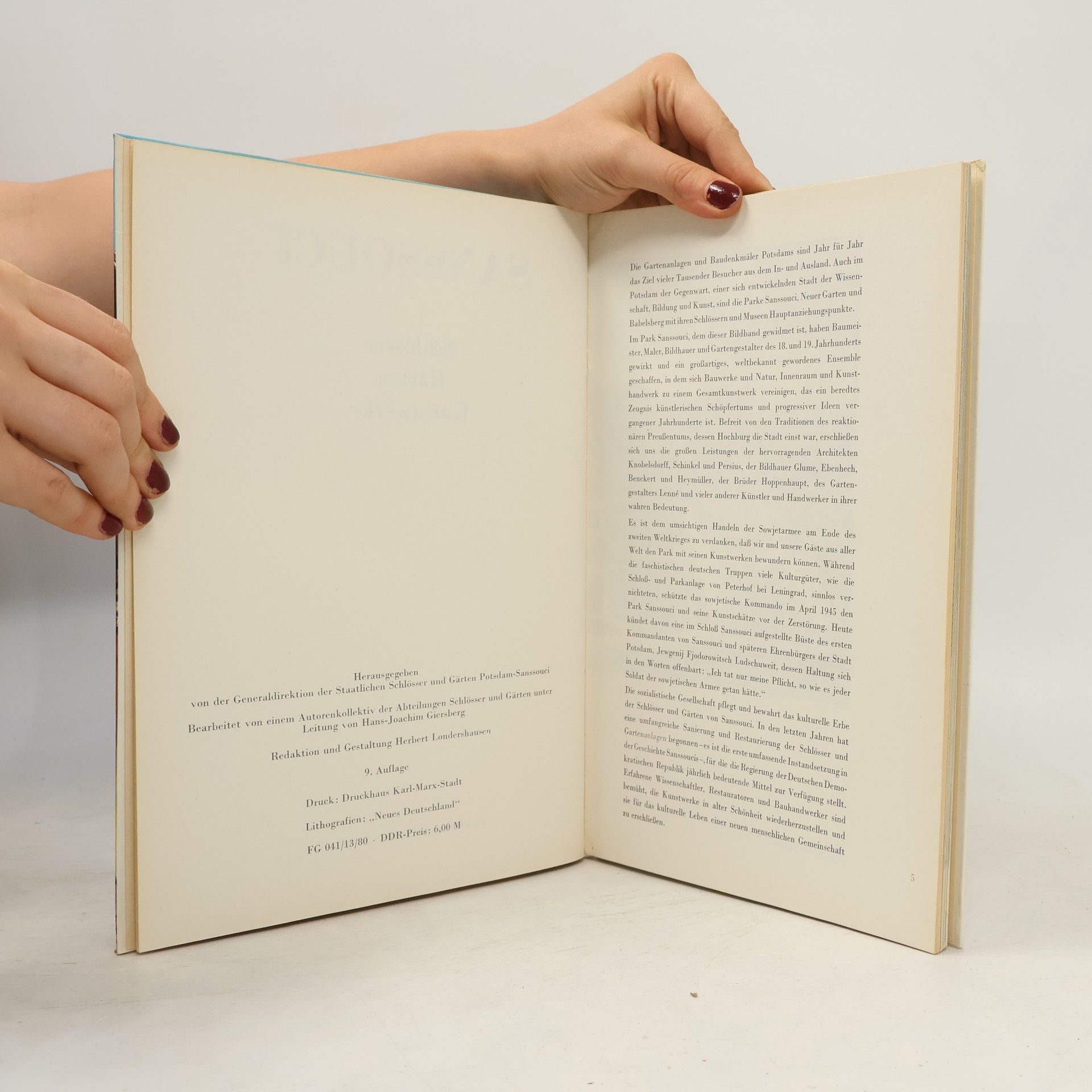 Collectif d'auteurs Sanssouci