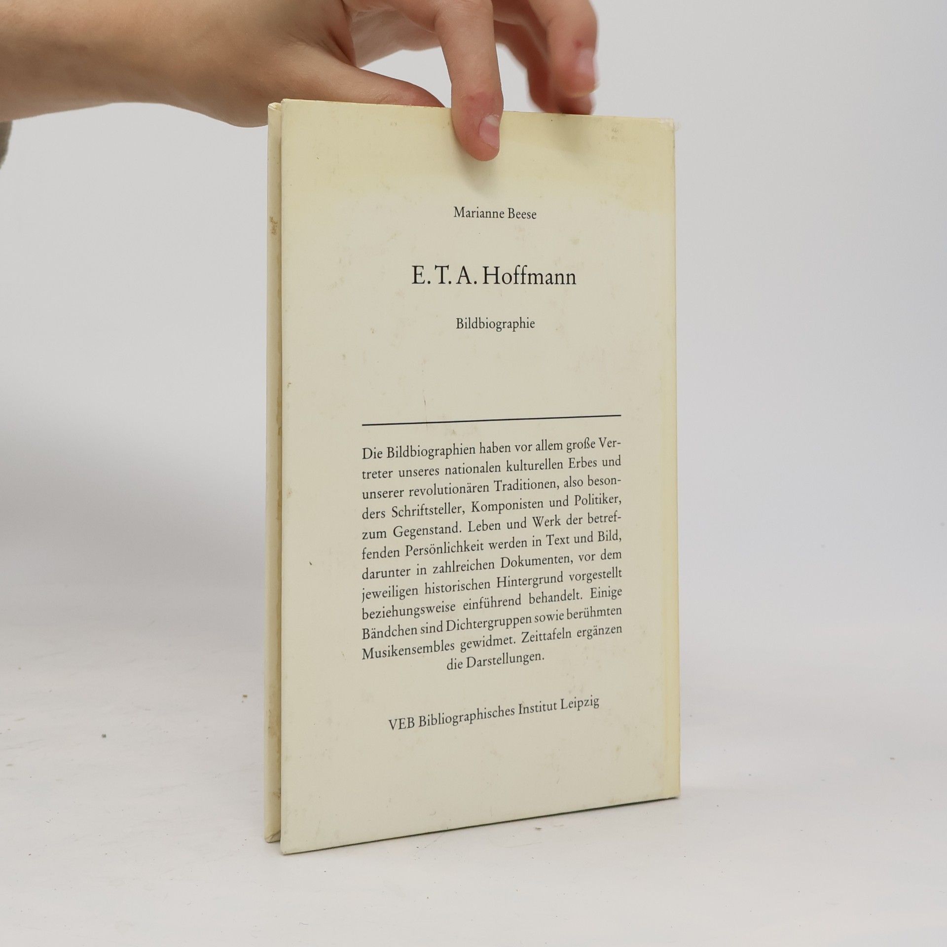 Marianne Beese E. T. A. Hoffmann