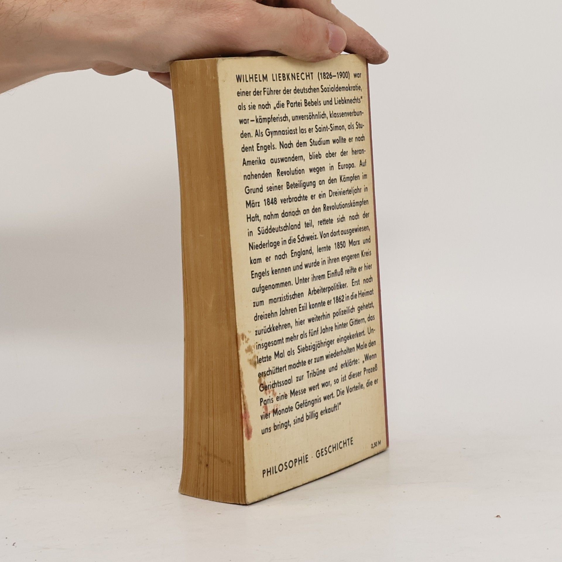 Wilhelm Liebknecht Kleine politische Schriften