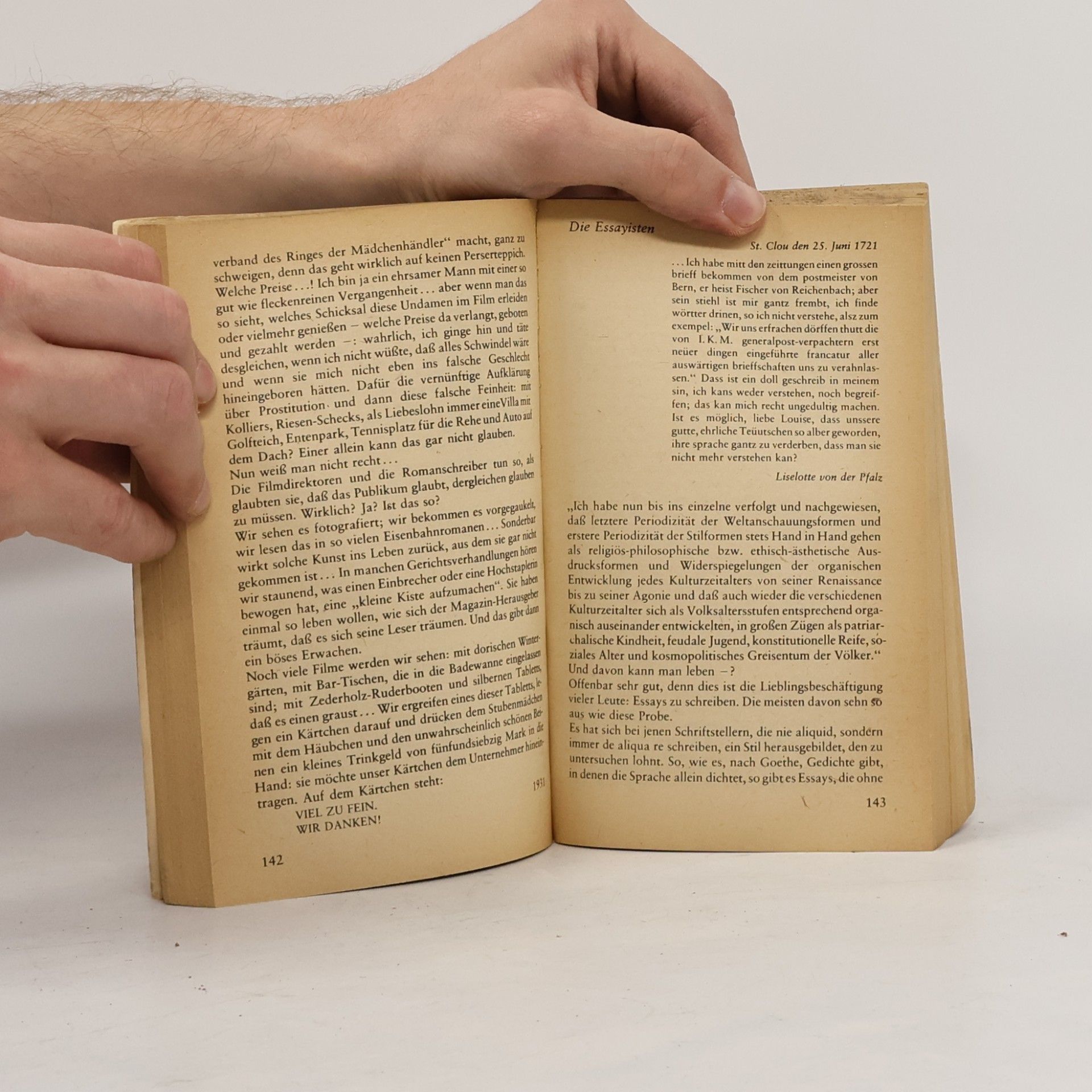 Kurt Tucholsky Drei Minuten Gehör