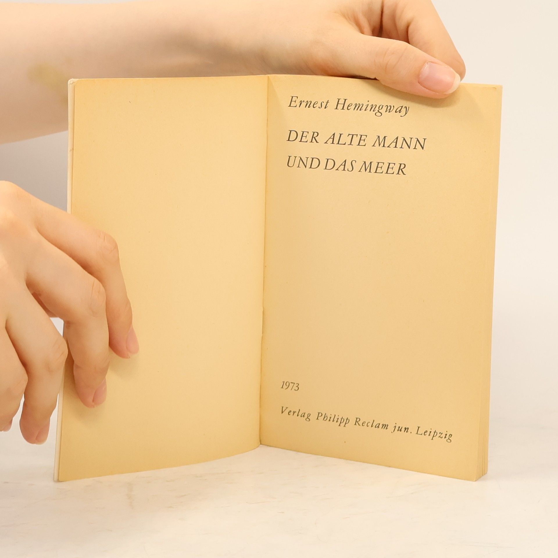 Ernest Hemingway Der alte Mann und das Meer