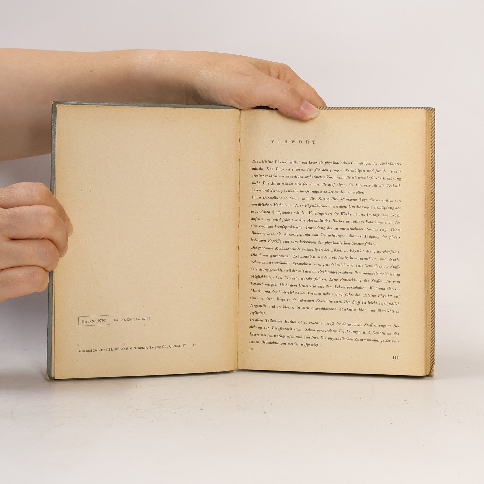 Autorenkollektiv Niese Kleine Physik