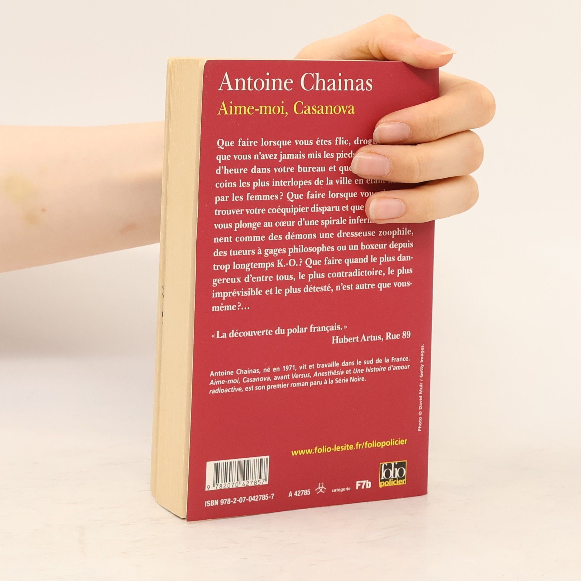 Antoine Chainas Folio Policier: Aime-moi, Casanova