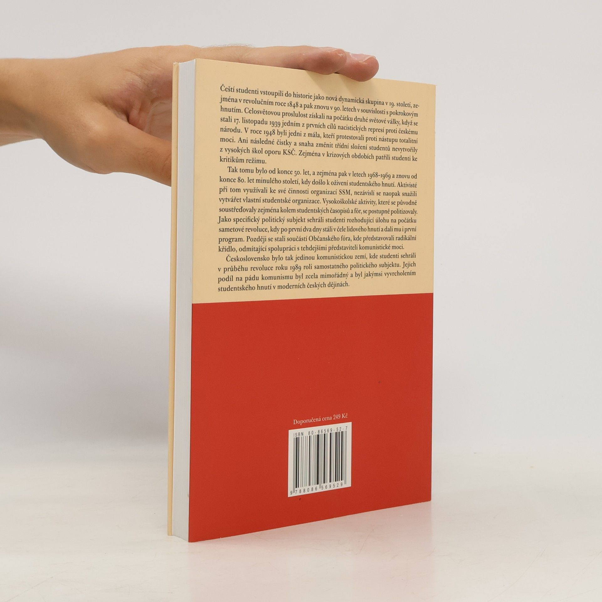 Milan Otáhal Studenti a komunistická moc v českých zemích 1968-1989