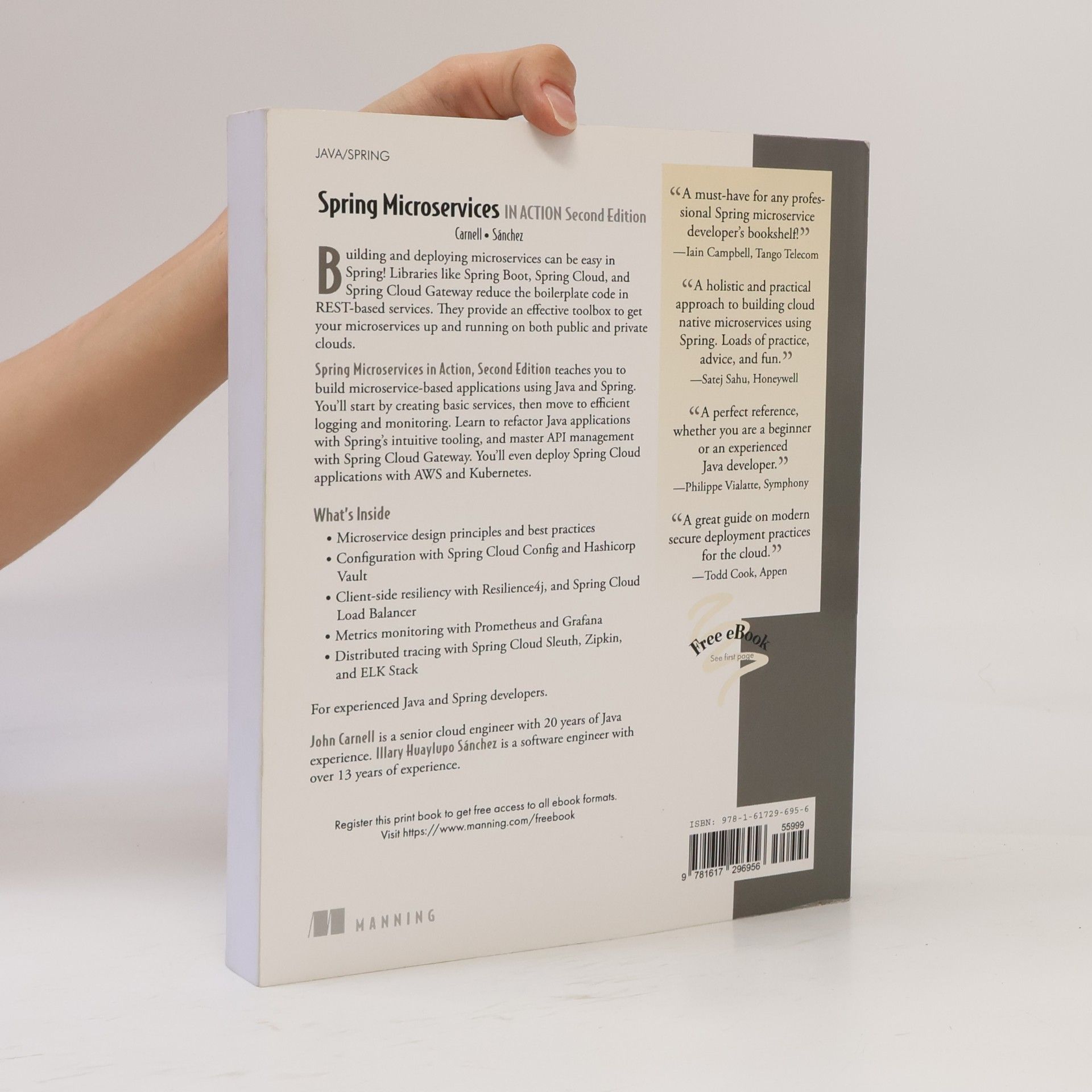 John Carnell Spring Microservices in Action, Second Edition