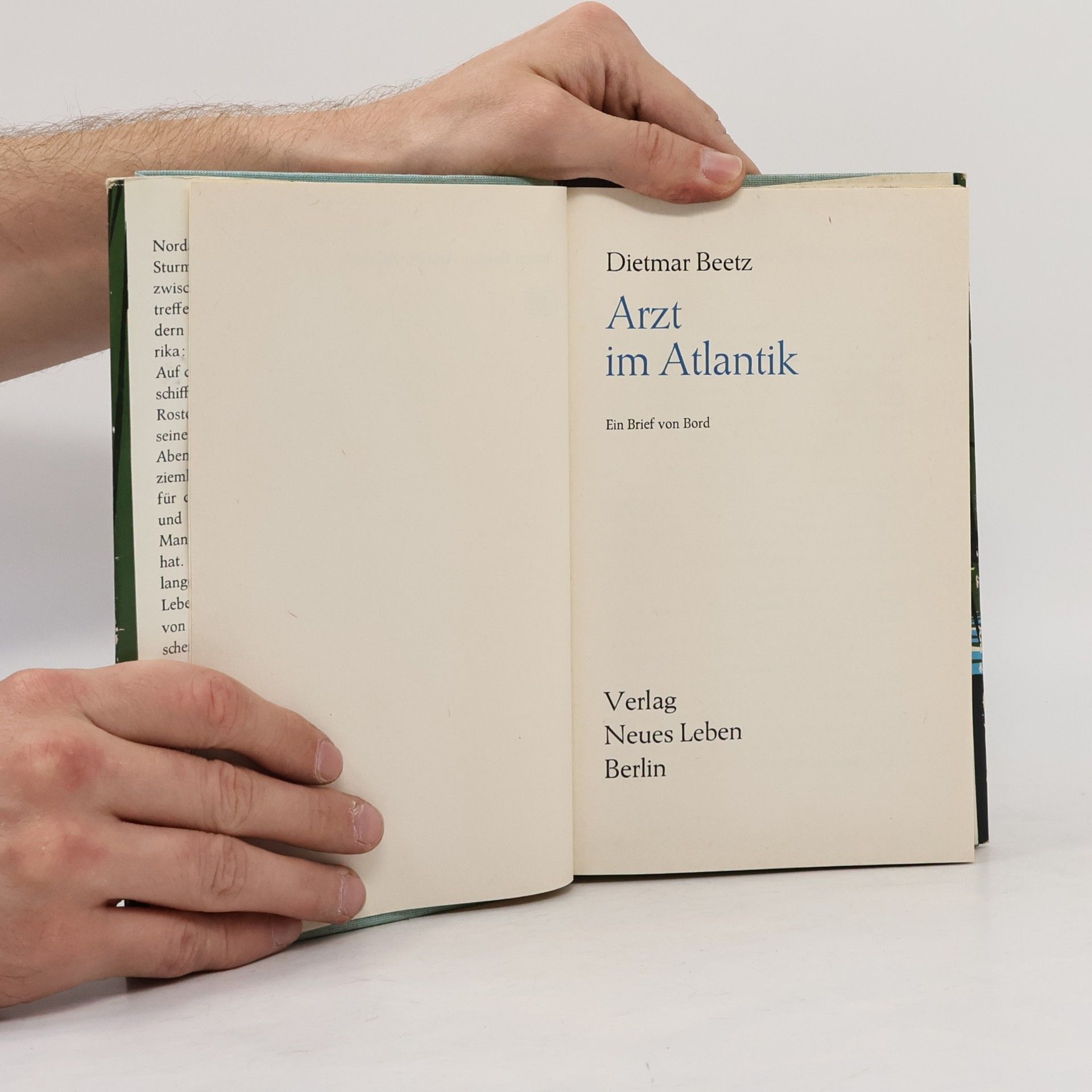 Dietmar Beetz Arzt im Atlantik