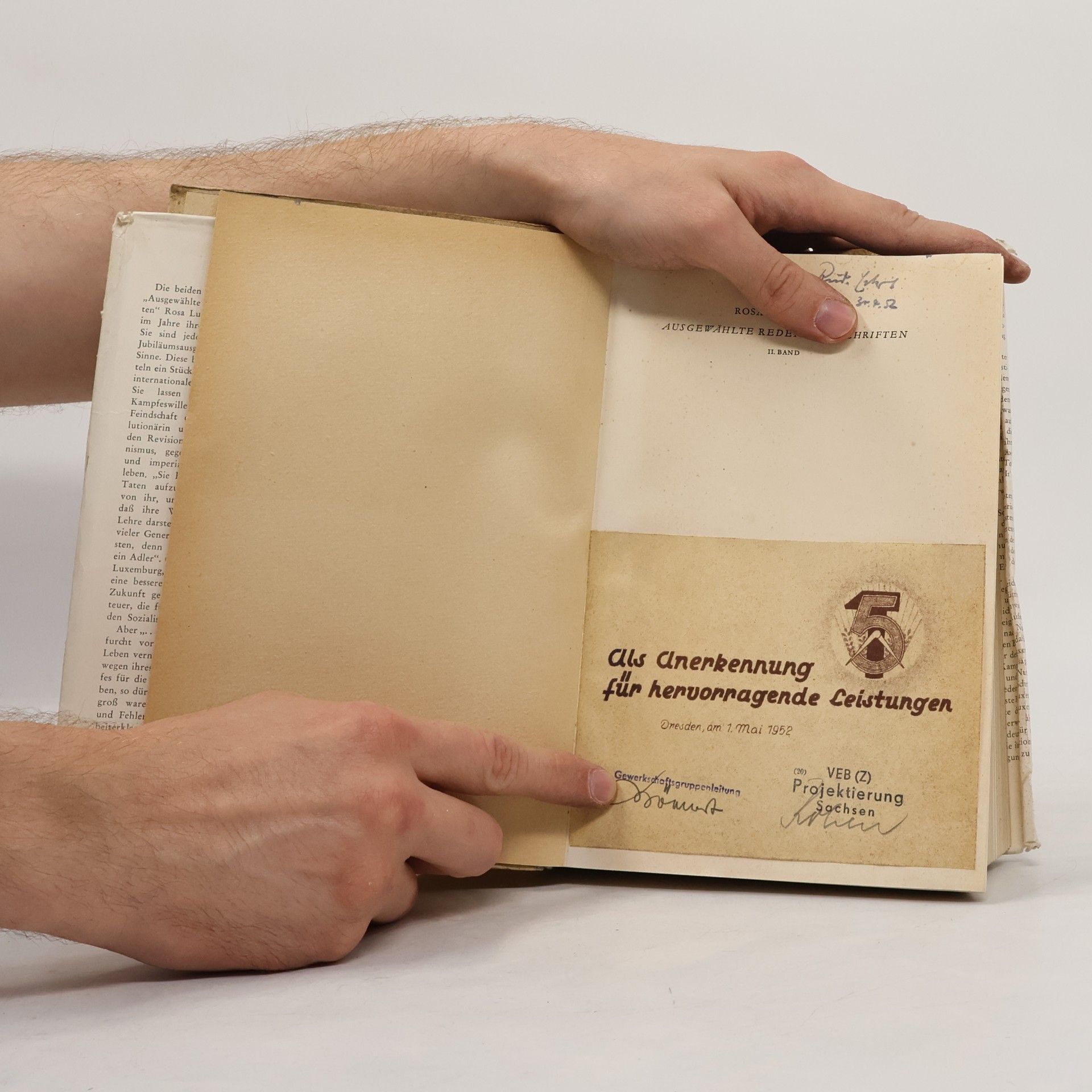 Rosa Luxemburg Ausgewählte Reden und Schriften II.