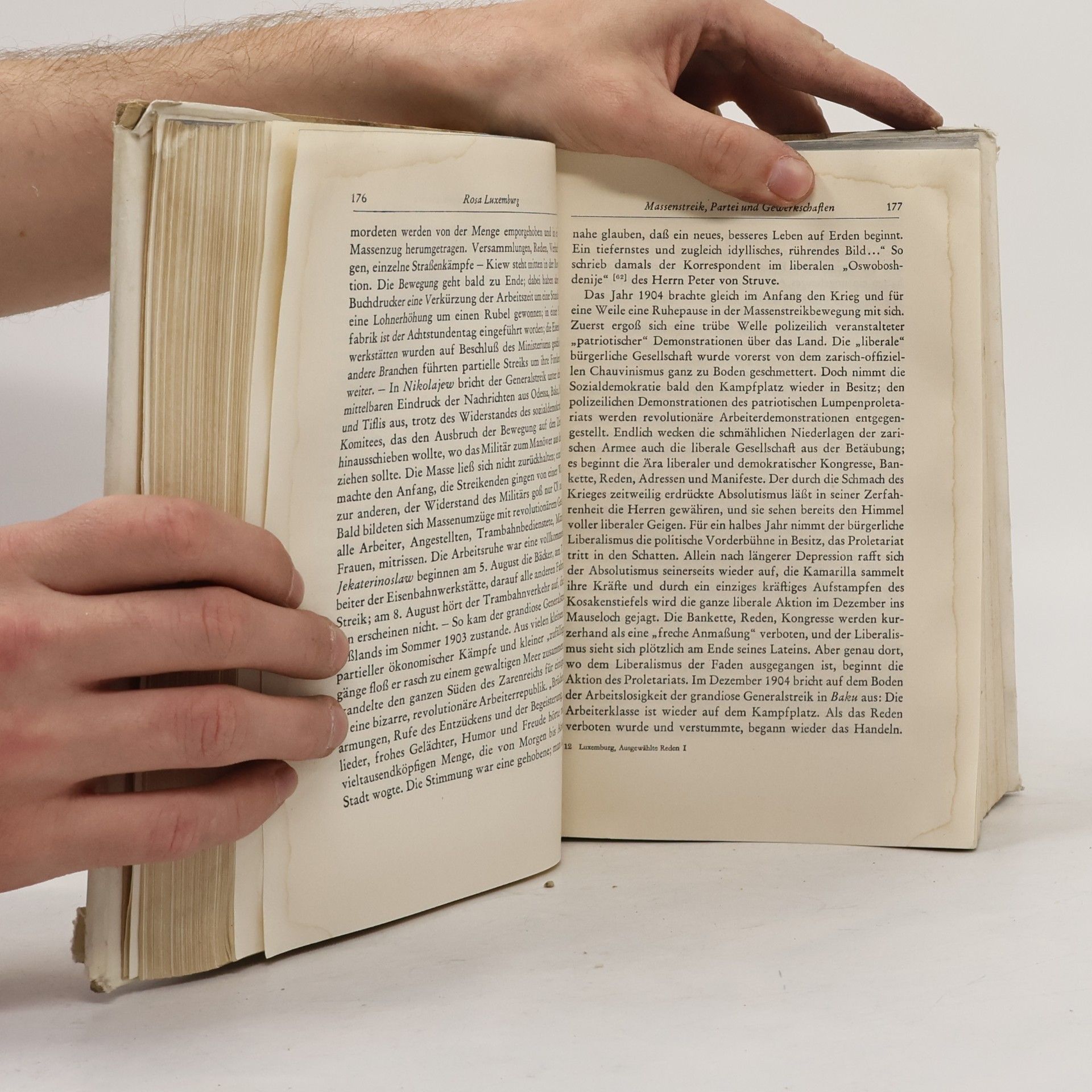 Rosa Luxemburg Ausgewählte Reden und Schriften I.