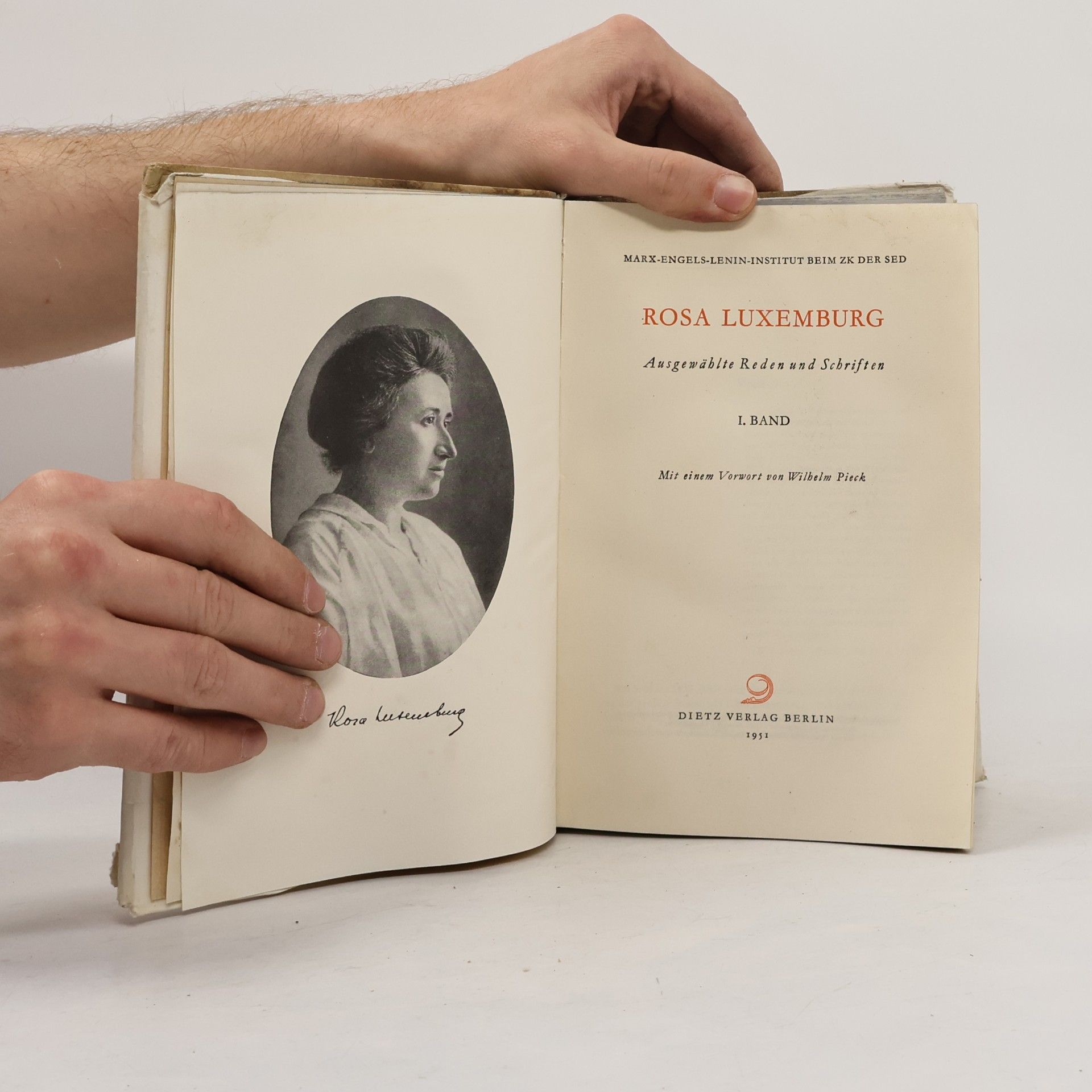 Rosa Luxemburg Ausgewählte Reden und Schriften I.