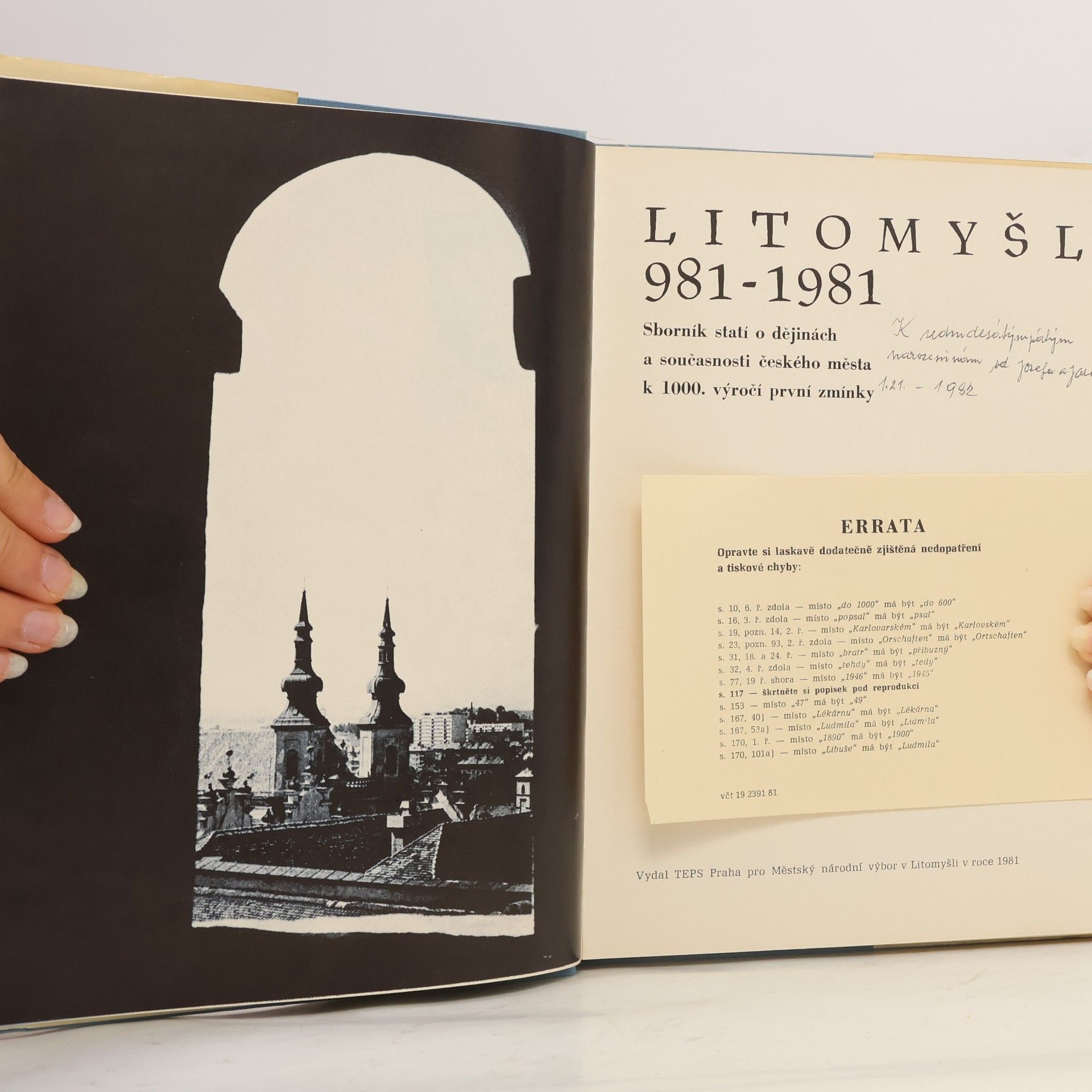 Jindřich Růžička Litomyšl 981-1981