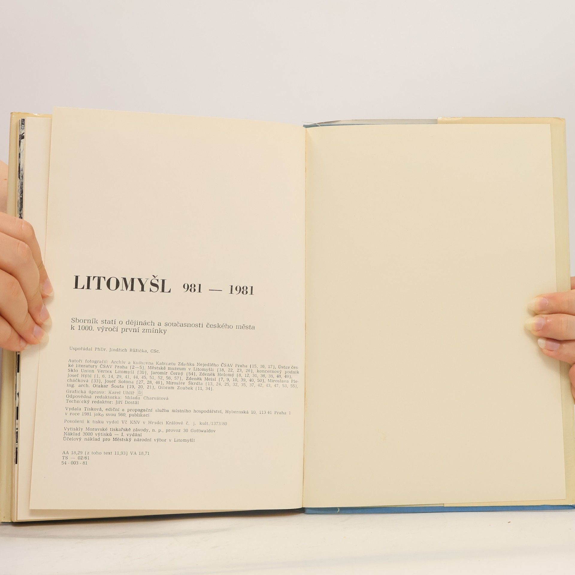 Jindřich Růžička Litomyšl 981-1981