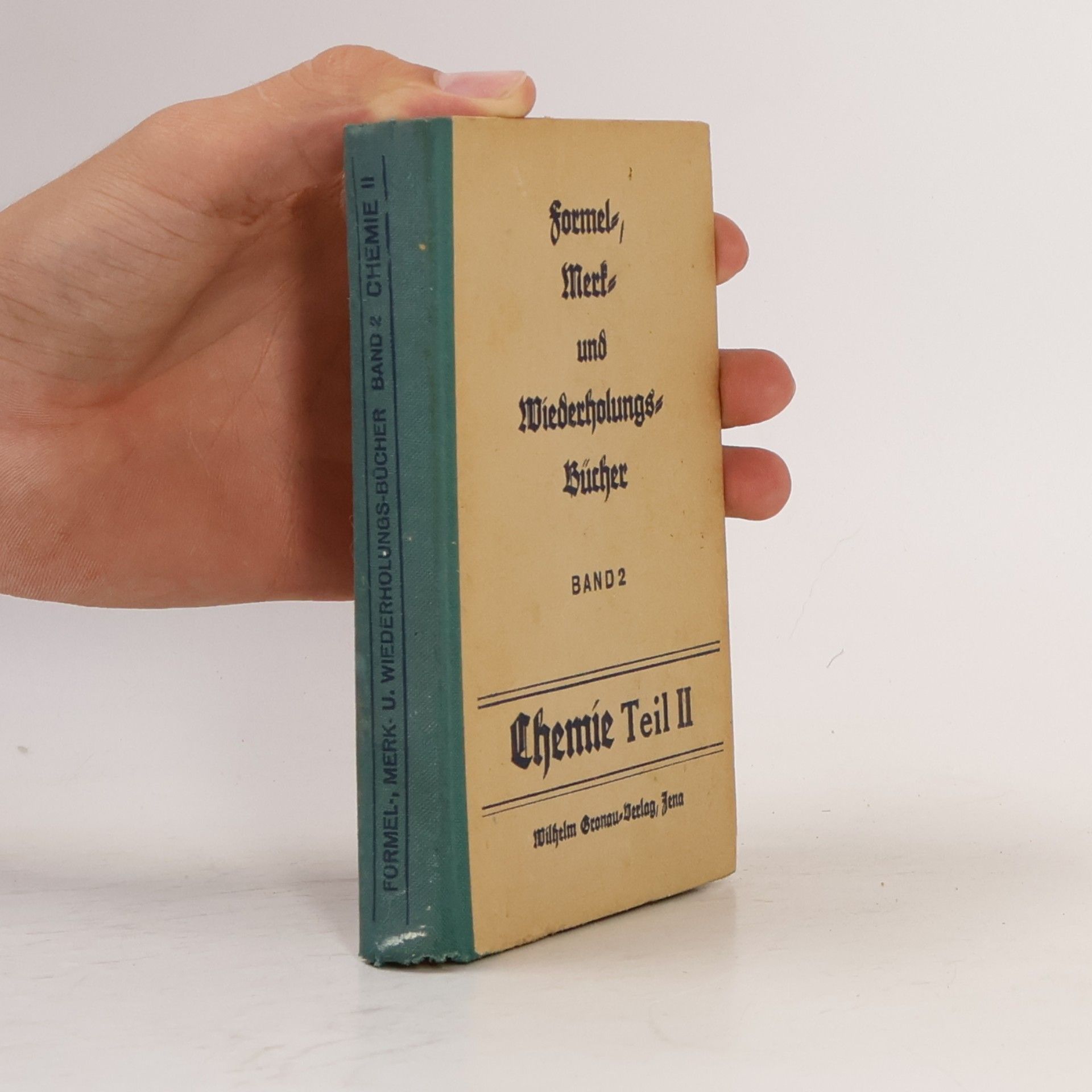 Dr.-Ing. Julius Martinius Formel, Merk und Wiederholungs Bücher - Band 2 - Chemie Teil II.