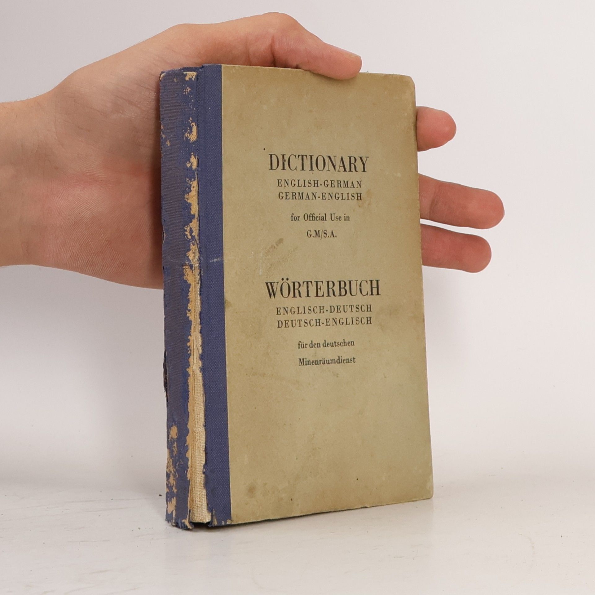 Erich Günther Müller Dictionary English-German. German-English