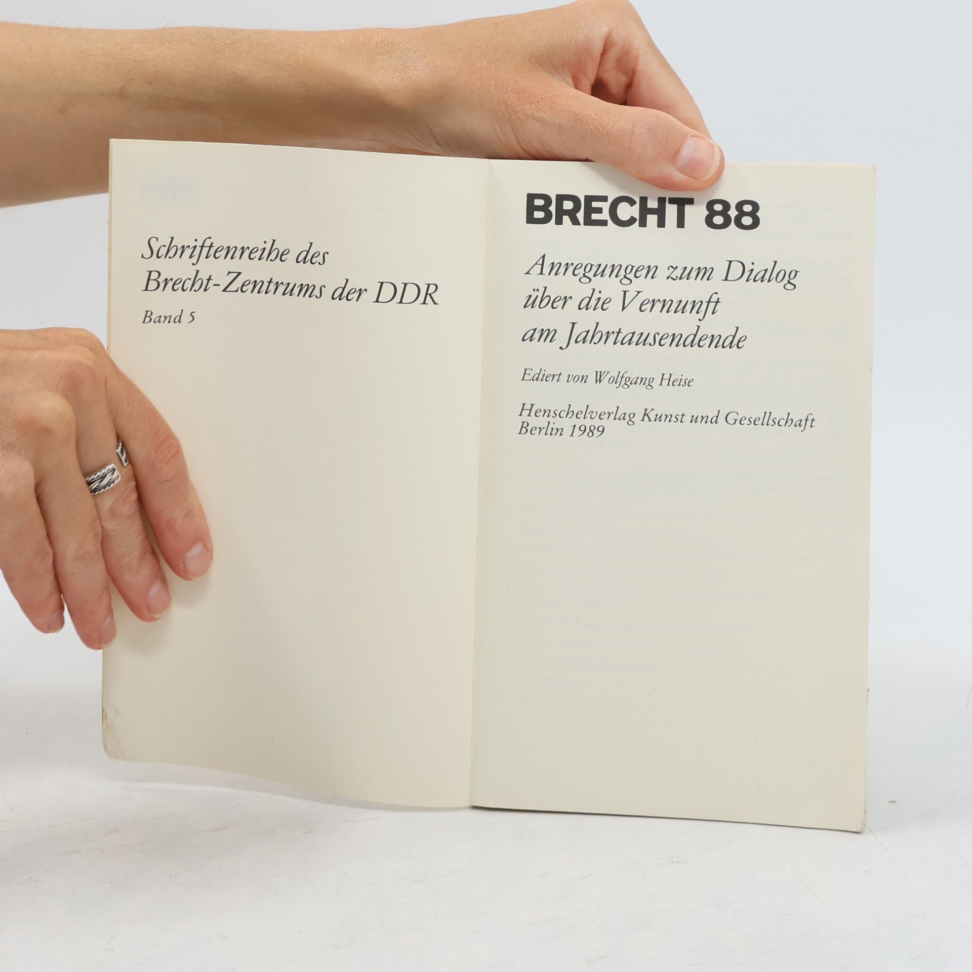 Wolfgang Heise Brecht 88