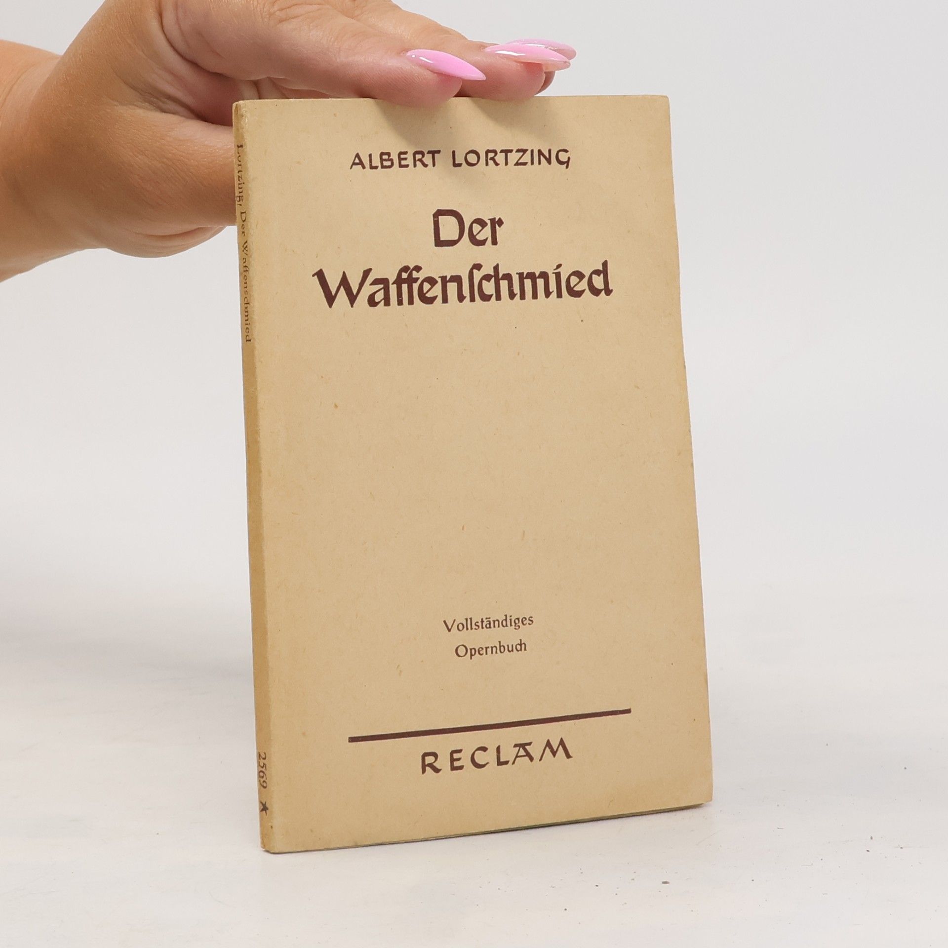 Albert Lortzing Der Waffenschmied