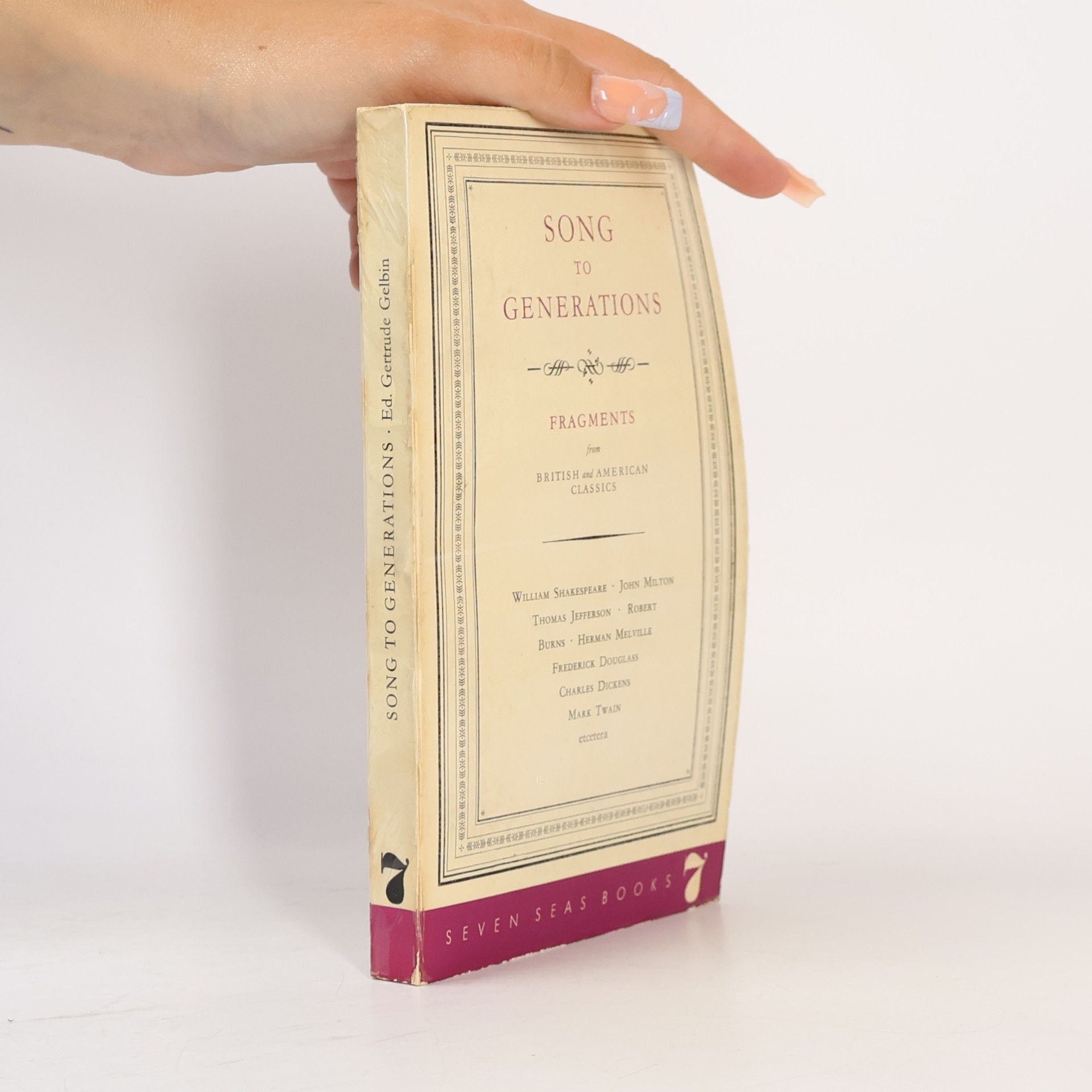 Gertrude Gelbin Song to Generations. Fragments from British and American Classics